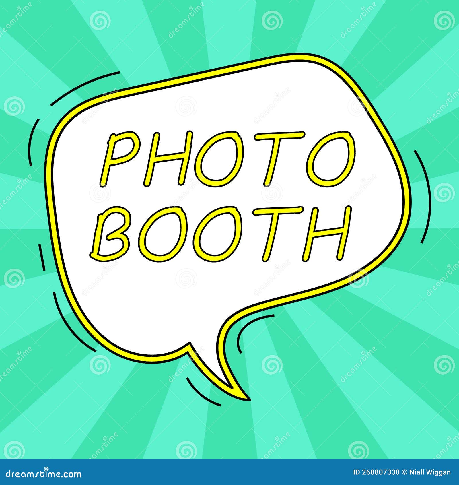 Text Sign Showing Photo Booth. Concept Meaning Form of Photo Sharing and  Publishing in the Format of a Blog Stock Illustration - Illustration of  concept, workplace: 264982580