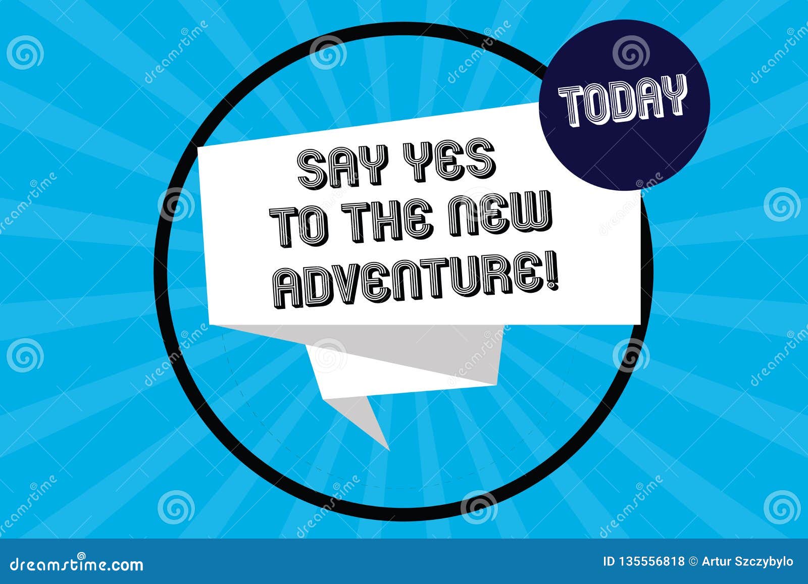 Handwriting Text Say Yes To The New Adventure Concept Meaning Exploring The World Traveling Life Experience Folded 3d Stock Illustration Illustration Of Inspiring Inspirational