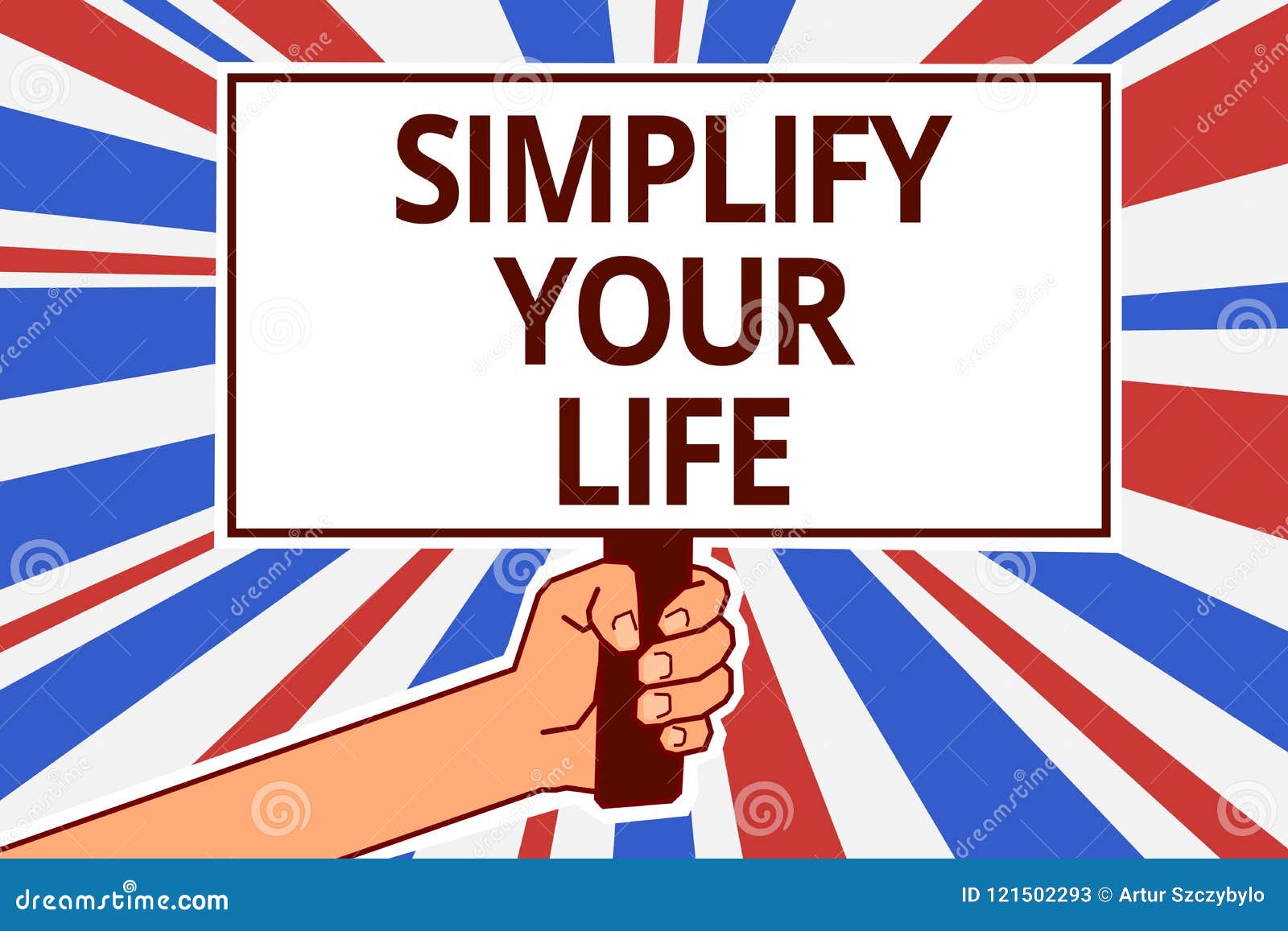 Handwriting Text Simplify Your Life Concept Meaning Manage Your Day Work Take The Easy Way Organize Paper Text Capital Placards S Stock Illustration Illustration Of Life Live