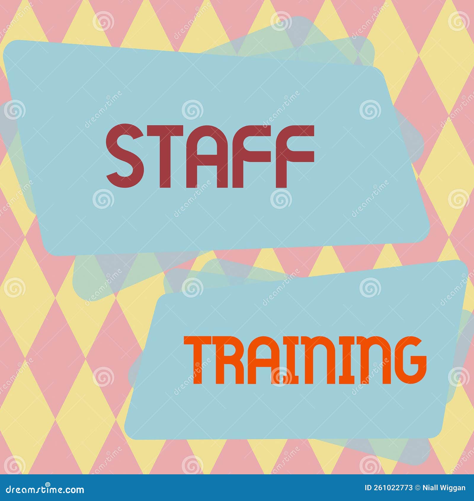 Inspiration Showing Sign Staff Training. Business Concept Program that