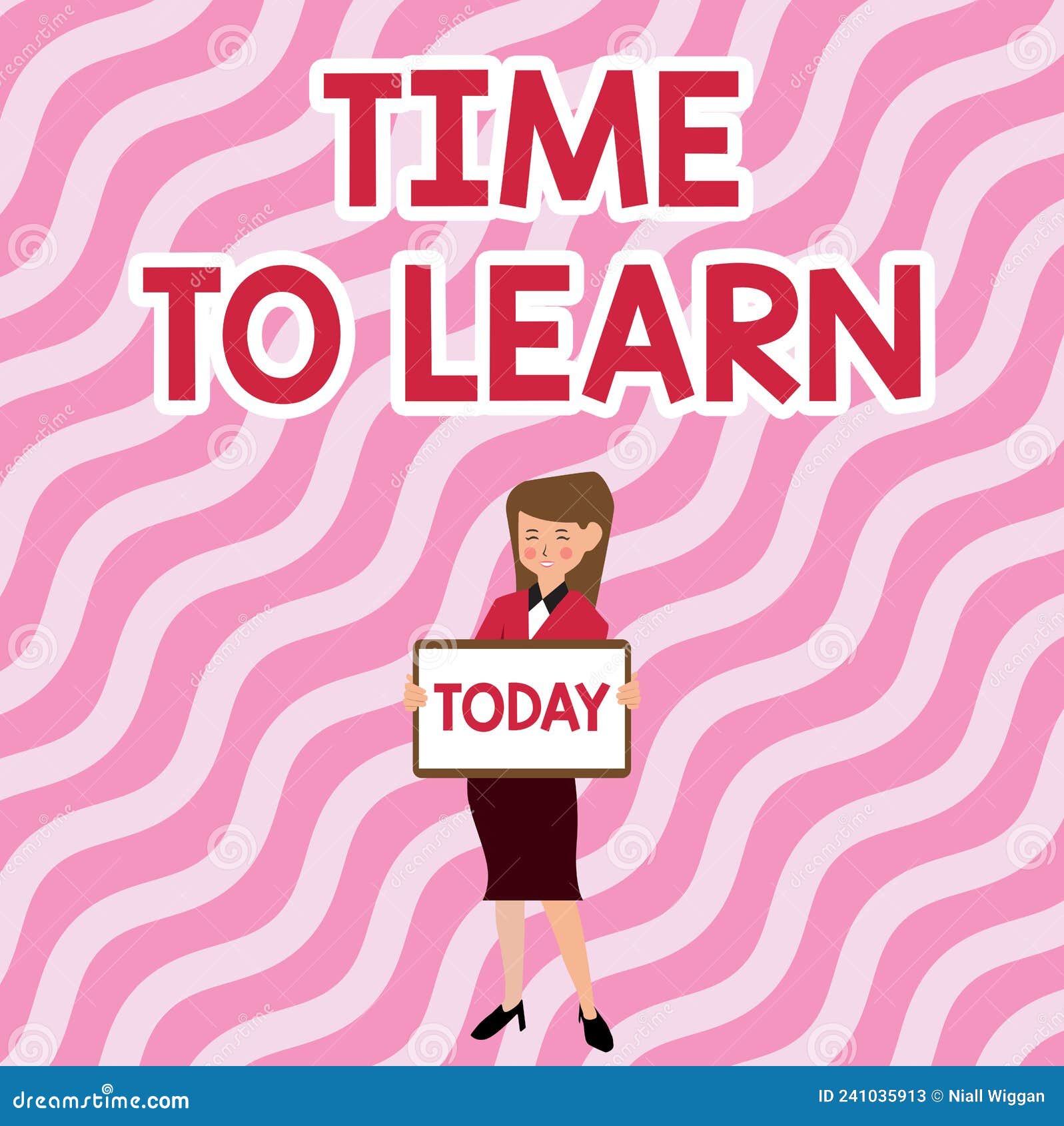 sign displaying time to learn. business showcase obtain new knowledge or skill educational or career growth beautiful