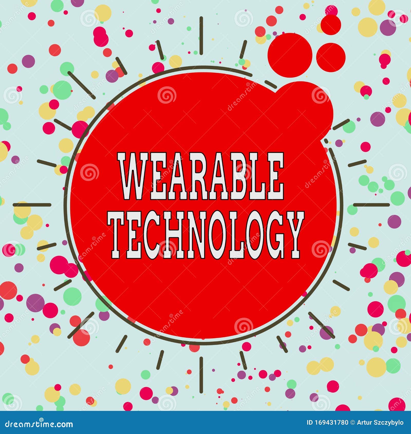 Handwriting Text Wearable Technology. Concept Meaning Electronic Devices that Can Be Worn As Accessories Asymmetrical Stock Illustration - Illustration of creative: 169431780