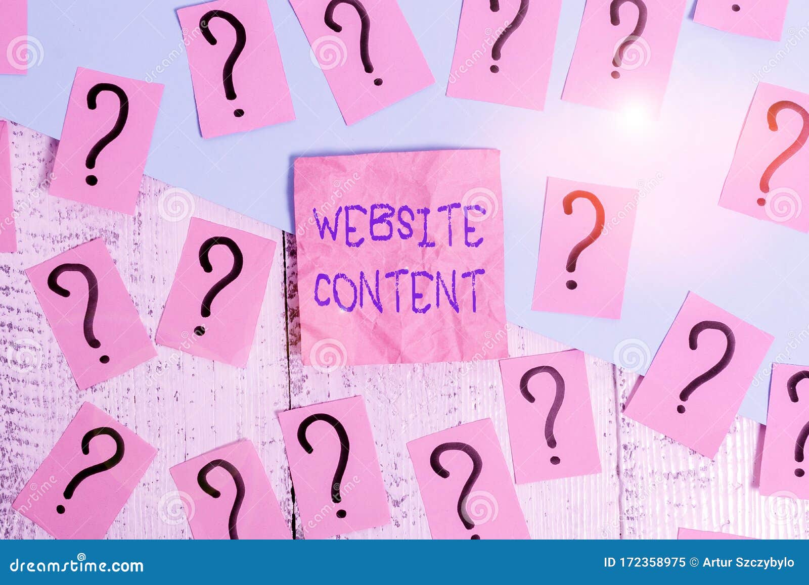 Handwriting Text Website Content. Concept Meaning Single Most Important