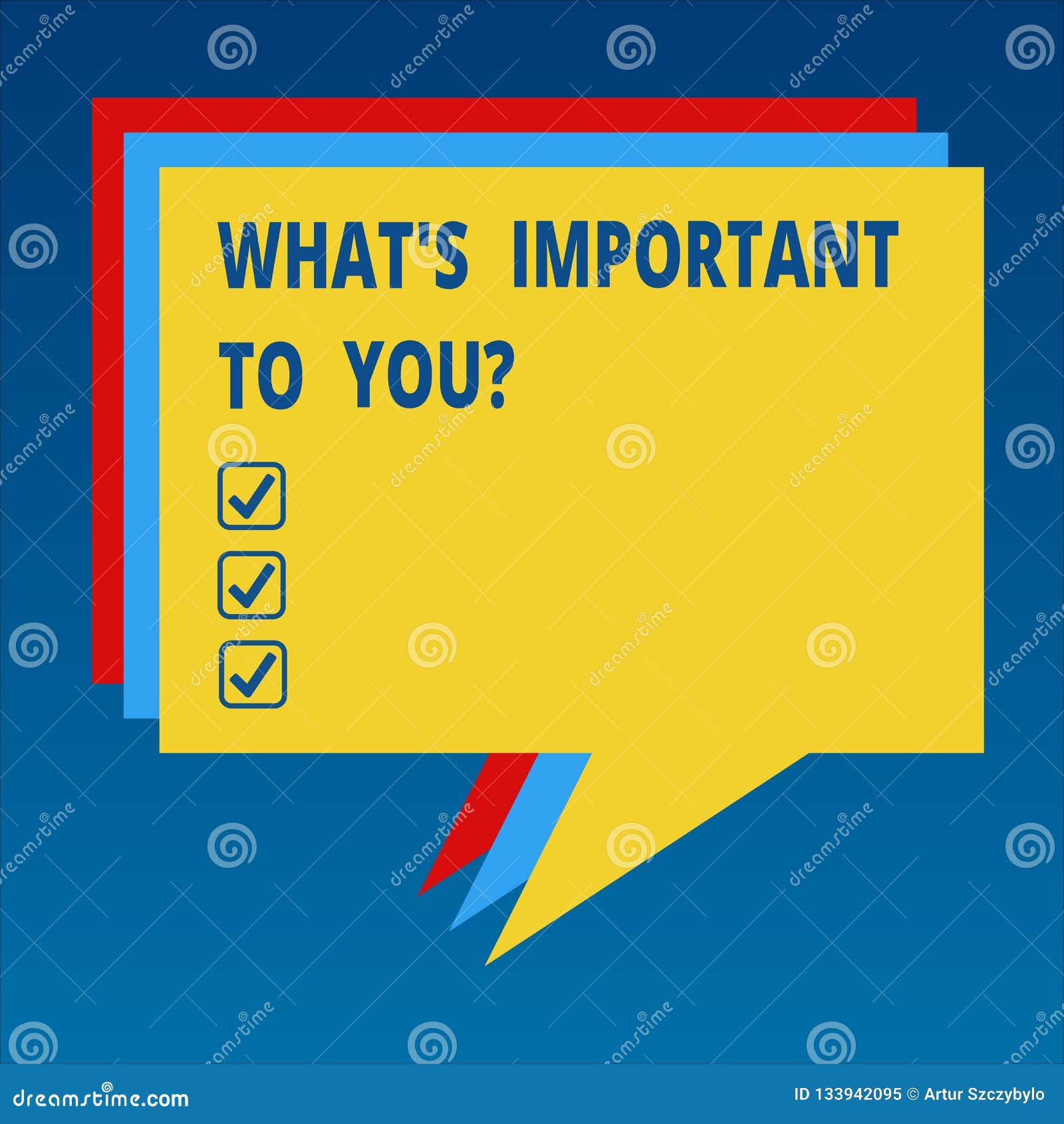 Handwriting Text What S Is Important To Youquestion Concept Meaning Tell Us Your Priorities Goals Objectives Stack Of Stock Illustration Illustration Of Positive Priority