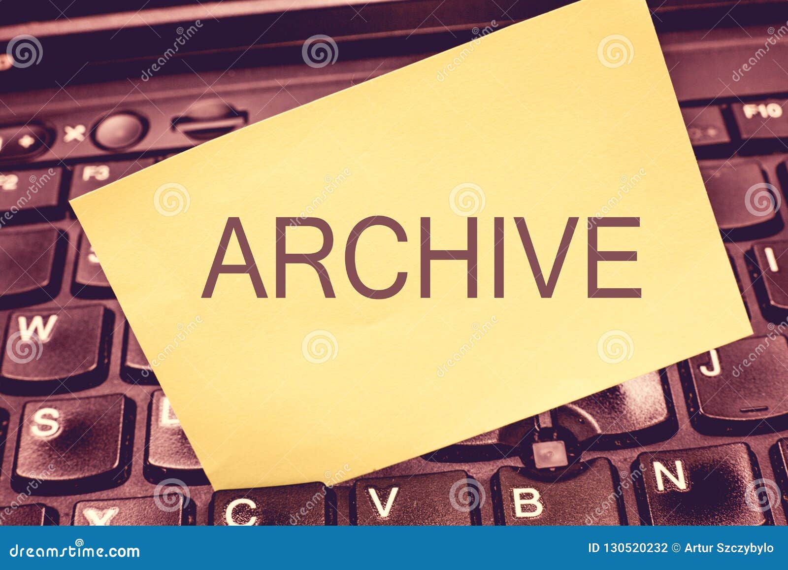 Handwriting Text Writing Archive. Concept Meaning Collection Historical