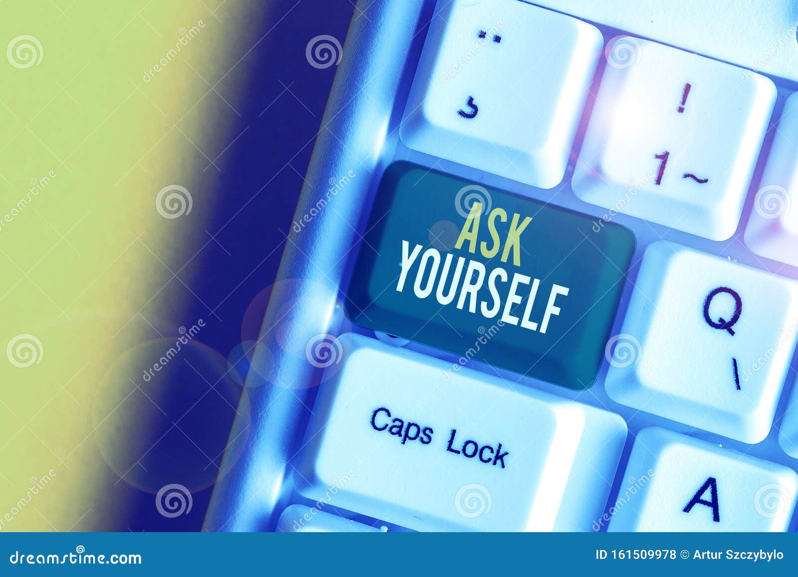 Handwriting text writing Ask Yourself. Concept meaning Thinking the future Meaning and Purpose of Life Goals White pc. Handwriting text writing Ask Yourself. Conceptual photo Thinking the future Meaning and Purpose of Life Goals White pc keyboard with empty note paper above white background key copy space