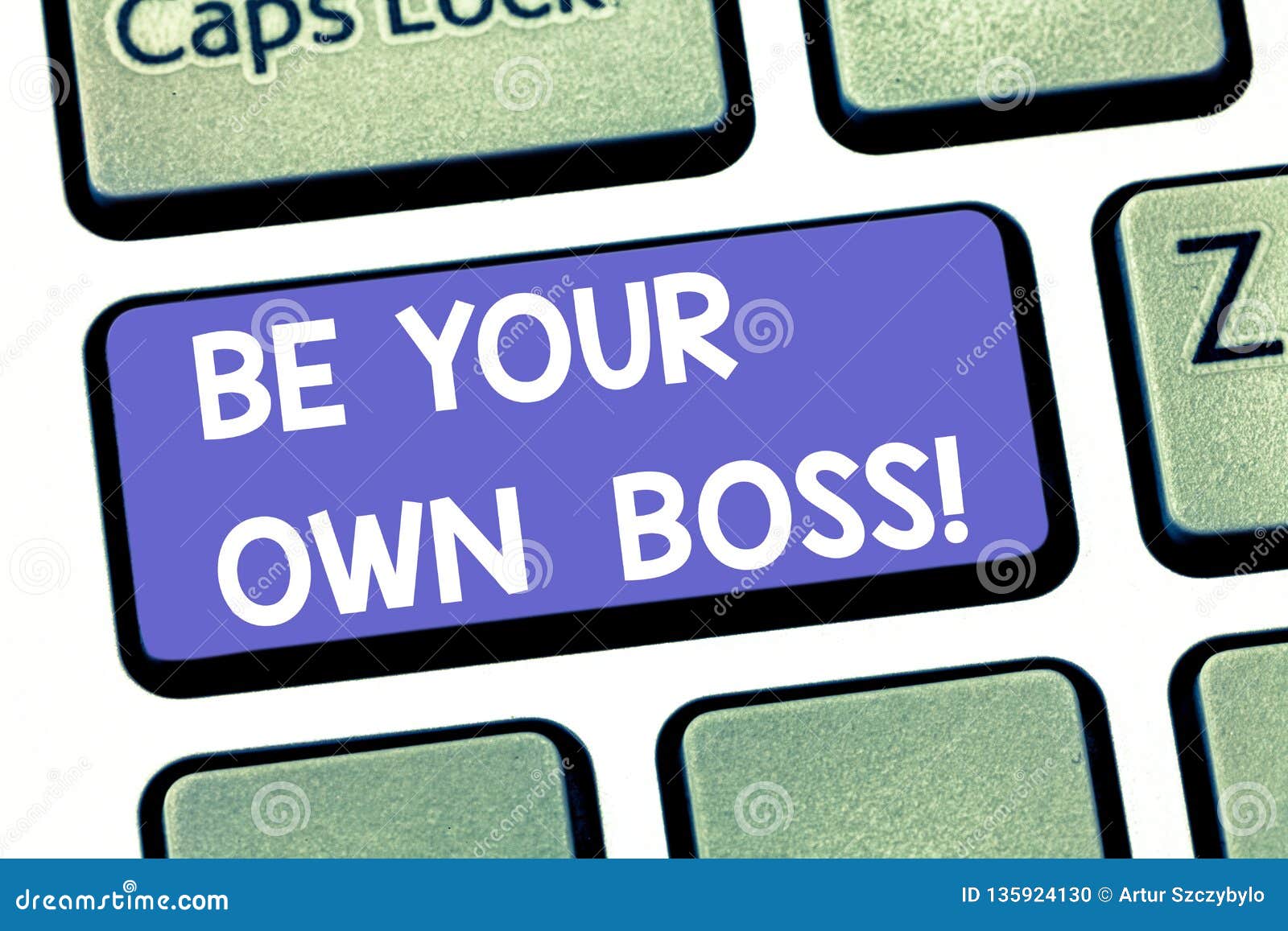 handwriting text writing be your own boss. concept meaning entrepreneurship start business independence selfemployed