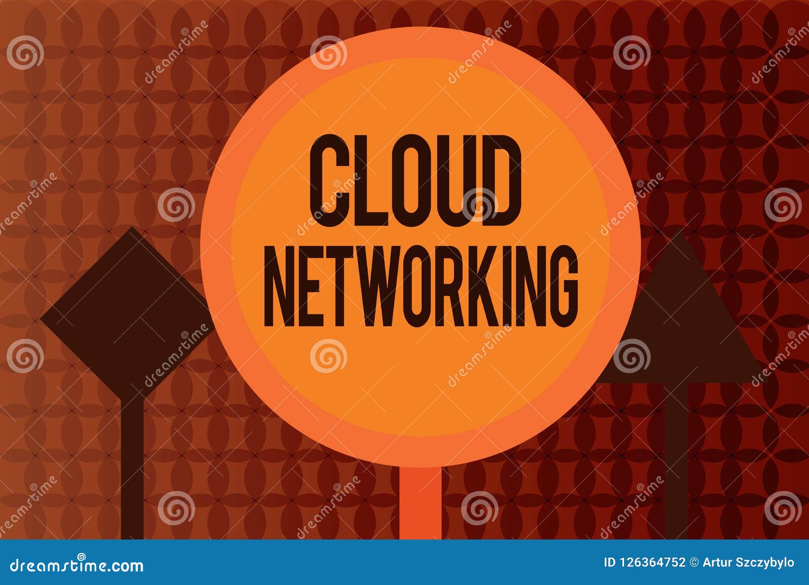 Handwriting Text Writing Cloud Networking. Concept Meaning is Term