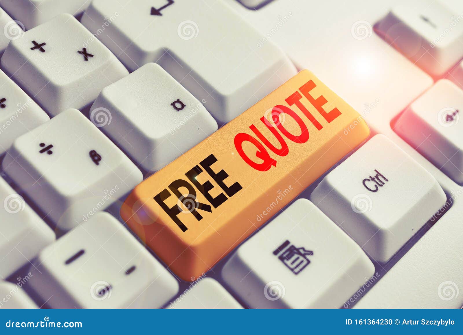handwriting text writing free quote. concept meaning a brief phrase that is usualy has impotant message to convey white pc