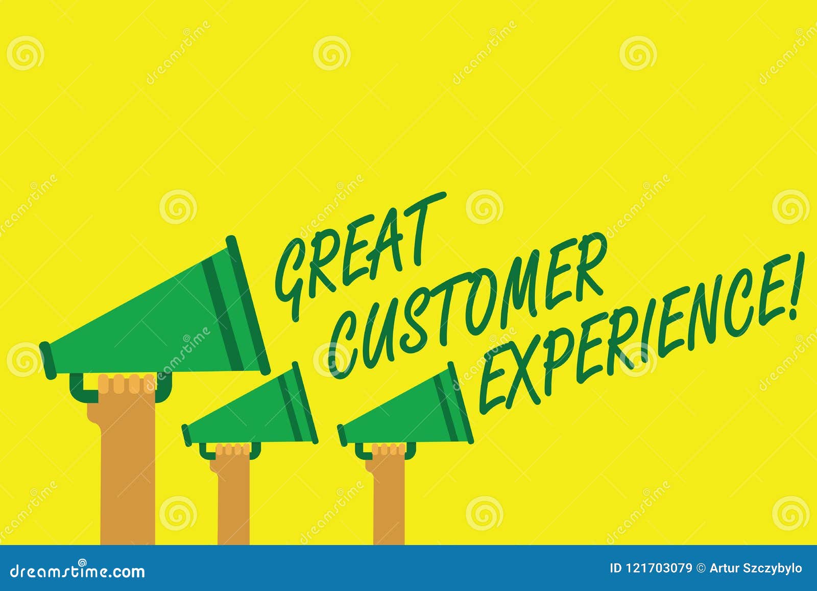 Handwriting Text Writing Great Customer Experience. Concept Meaning ...