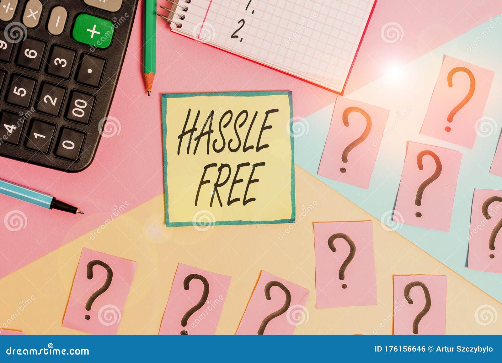 Handwriting Text Writing Hassle Free Concept Meaning Without Having A Difficult Situation Or Problem To Dealt With Mathematics Stock Photo Image Of Journey Excitement 176156646