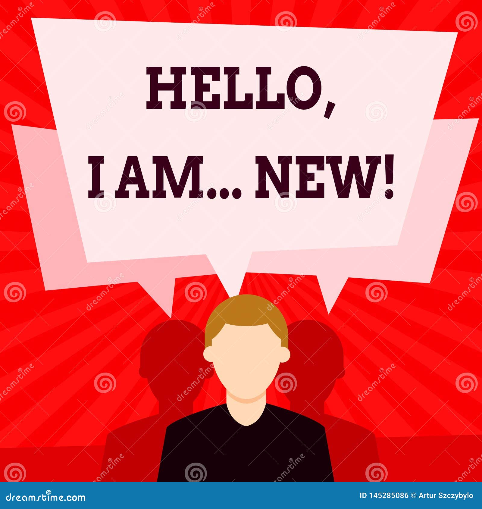 Handwriting Text Writing Hello I Am New Concept Meaning Used Greeting Or Begin Telephone Conversation Faceless Man Has Stock Illustration Illustration Of Employee Hire Handwriting Text Writing Hello I Am New Concept Meaning Used Greeting Or Begin Telephone Conversation Faceless Man Has Stock Illustration Illustration Of Employee Hire