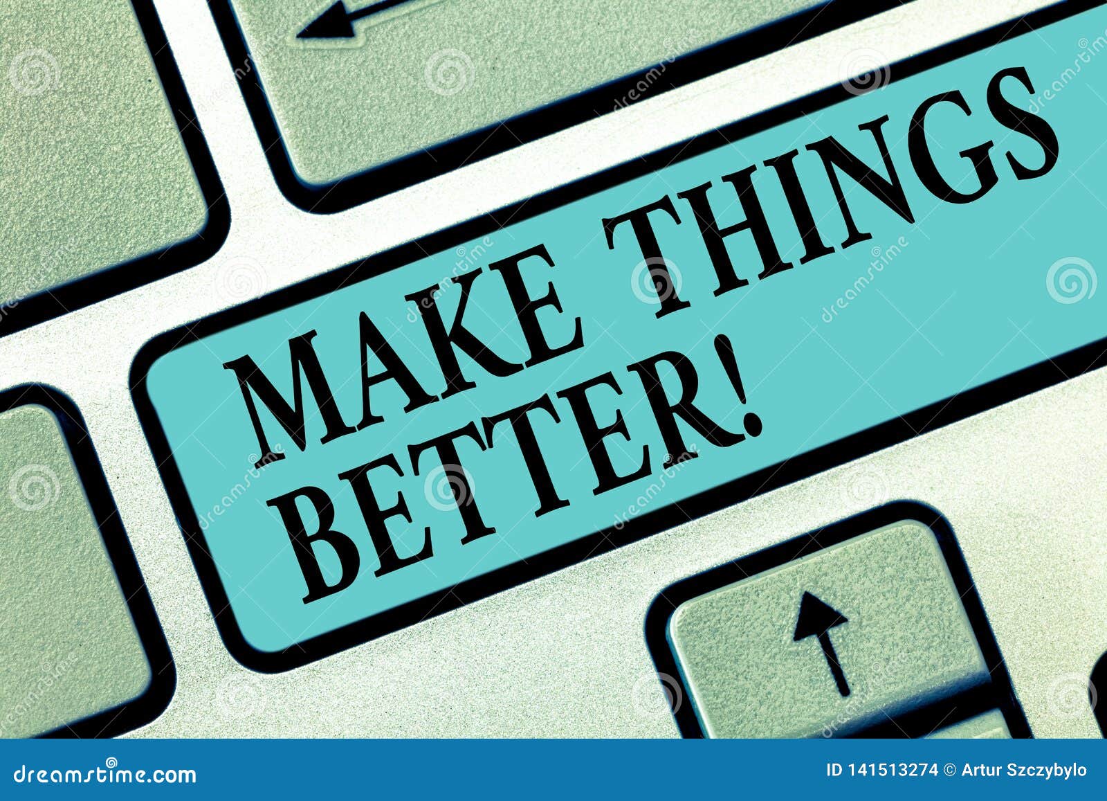 To make something better. Writtenmake что это. Making things valuable.