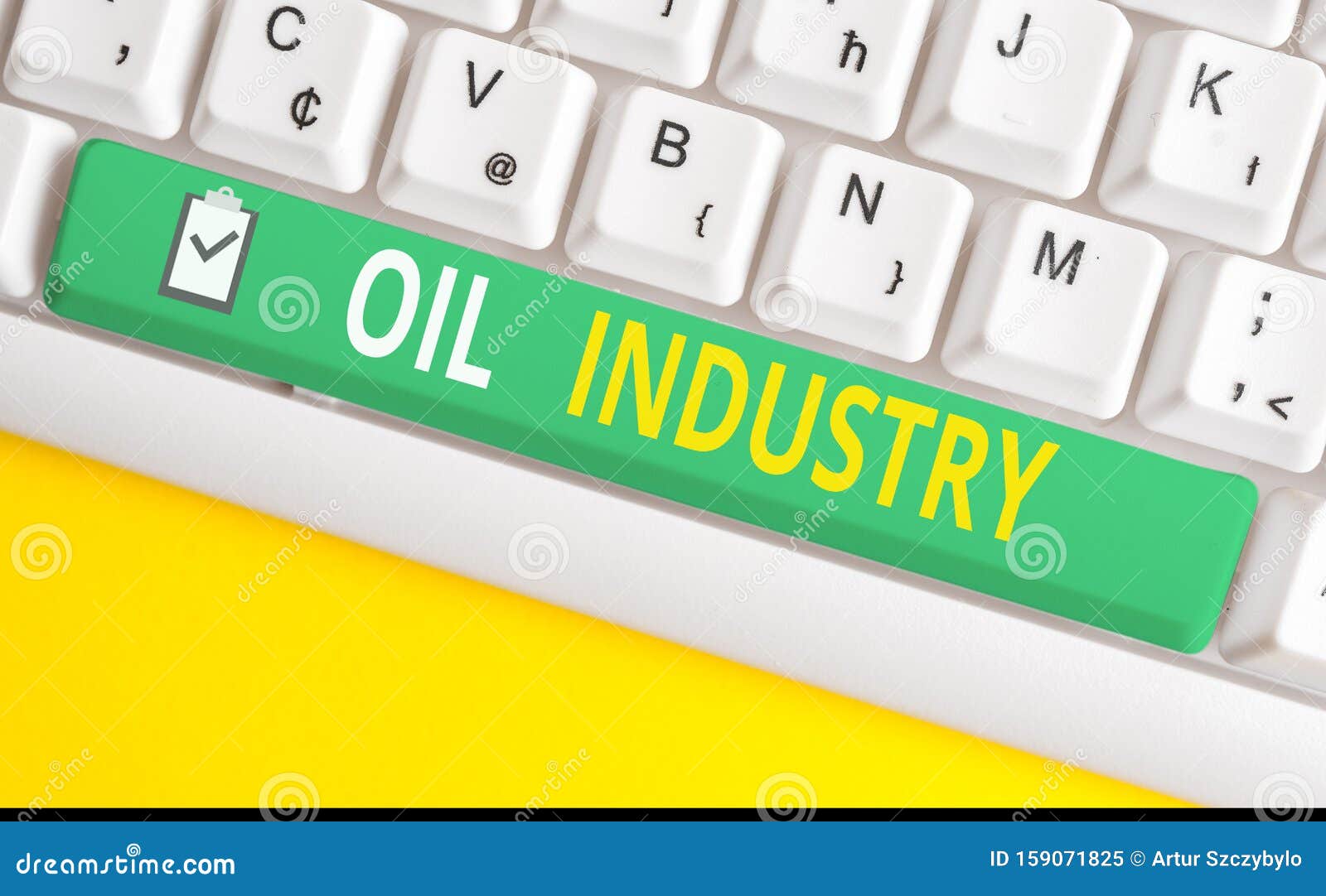 handwriting text writing oil industry. concept meaning exploration extraction refining marketing petroleum products