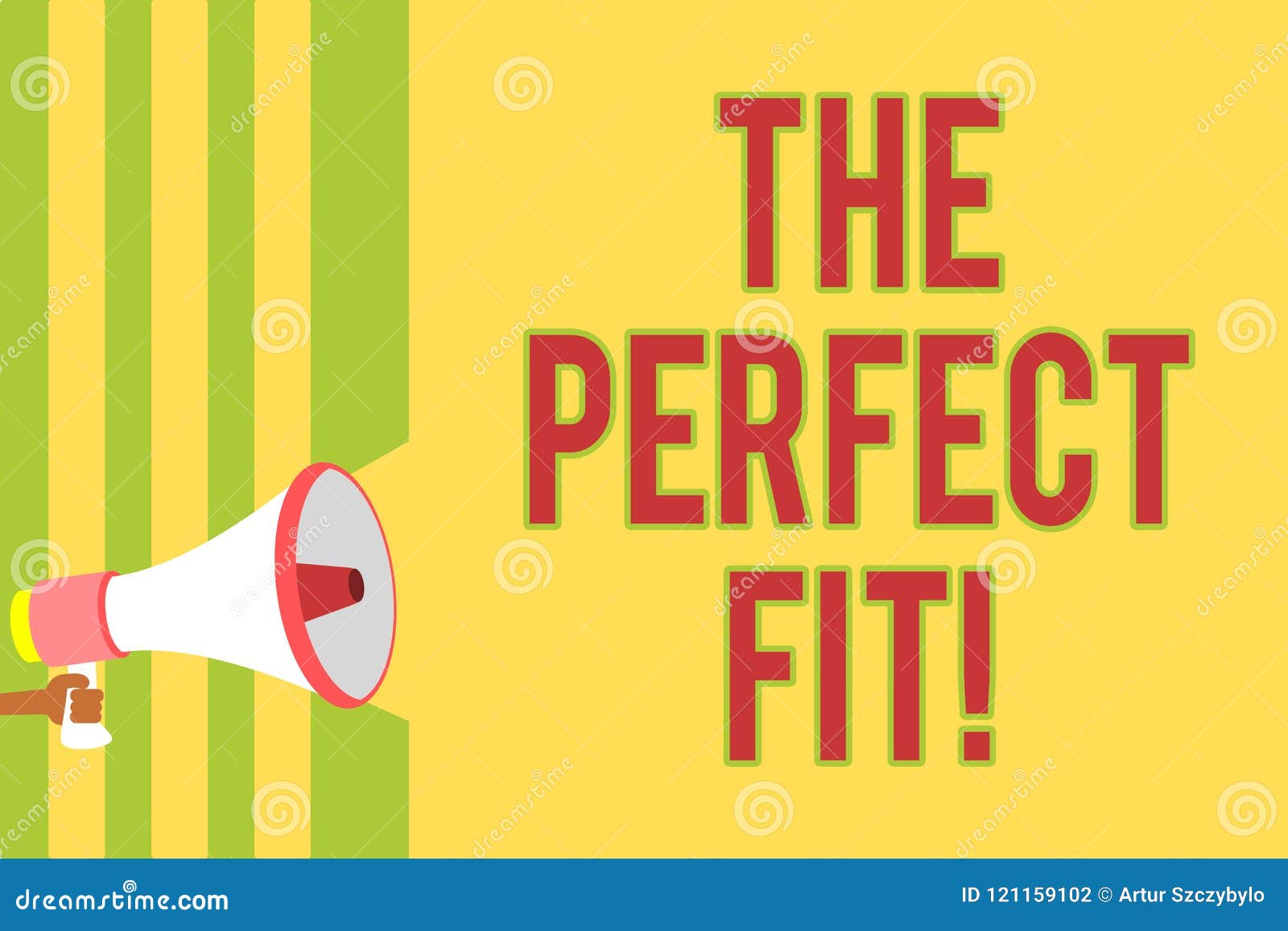 Handwriting Text Writing the Perfect Fit. Concept Meaning Puzzle Pieces