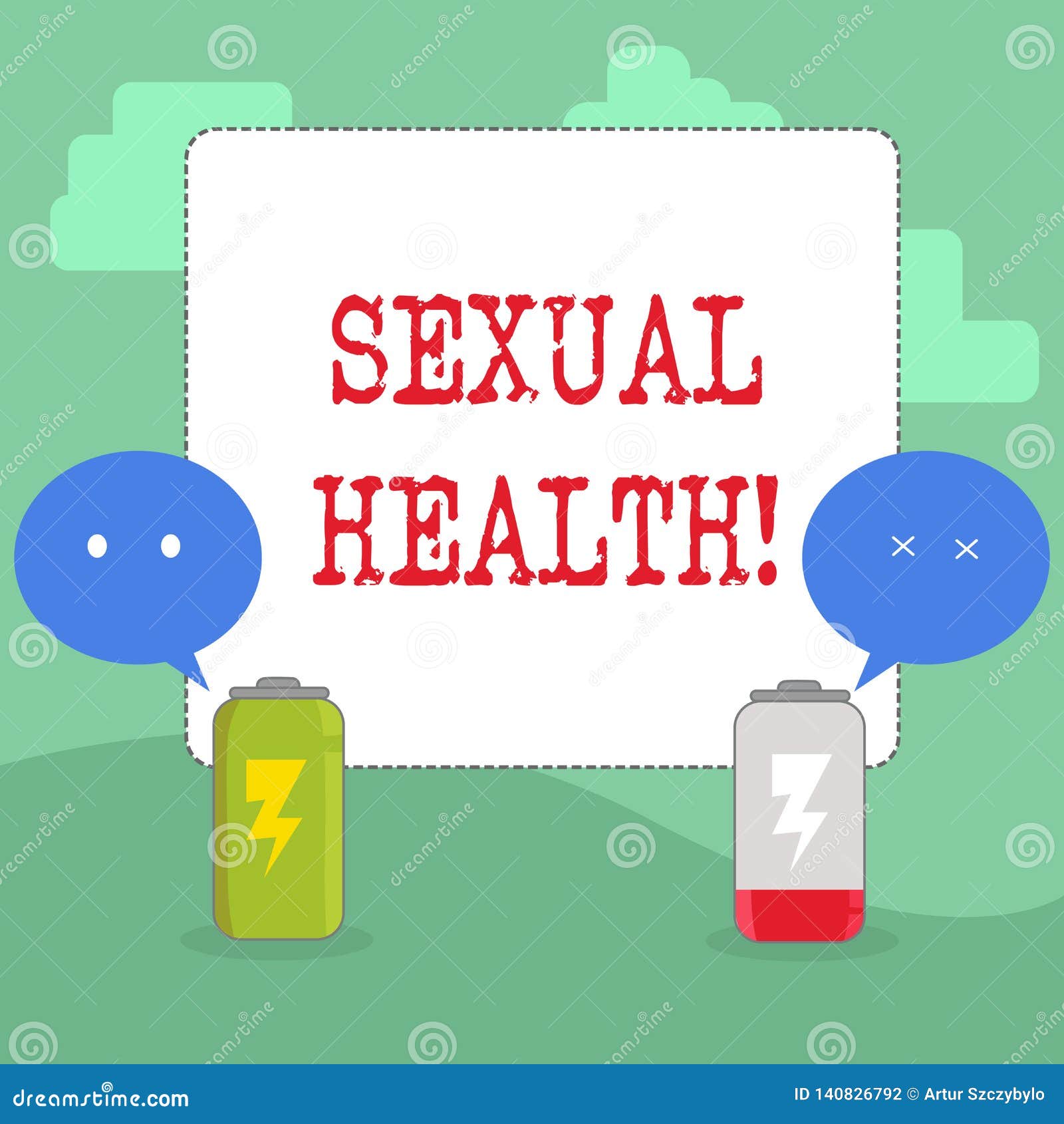 Handwriting Text Writing Sexual Health Concept Meaning Std Prevention