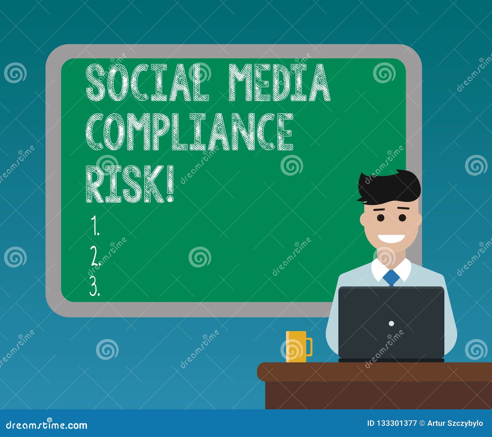 handwriting text writing social media compliance risk. concept meaning risks analysisagement on the internet online sharing blank