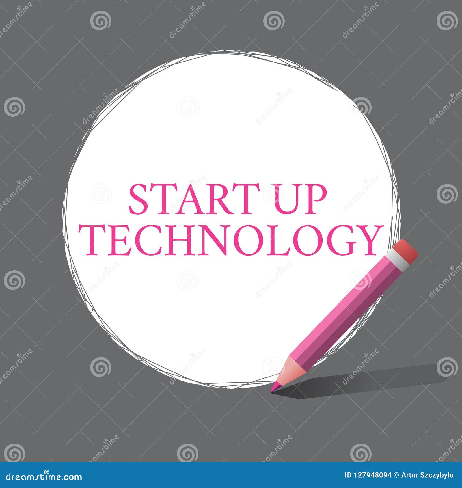 handwriting text writing start up technology. concept meaning young technical company initially funded or financed