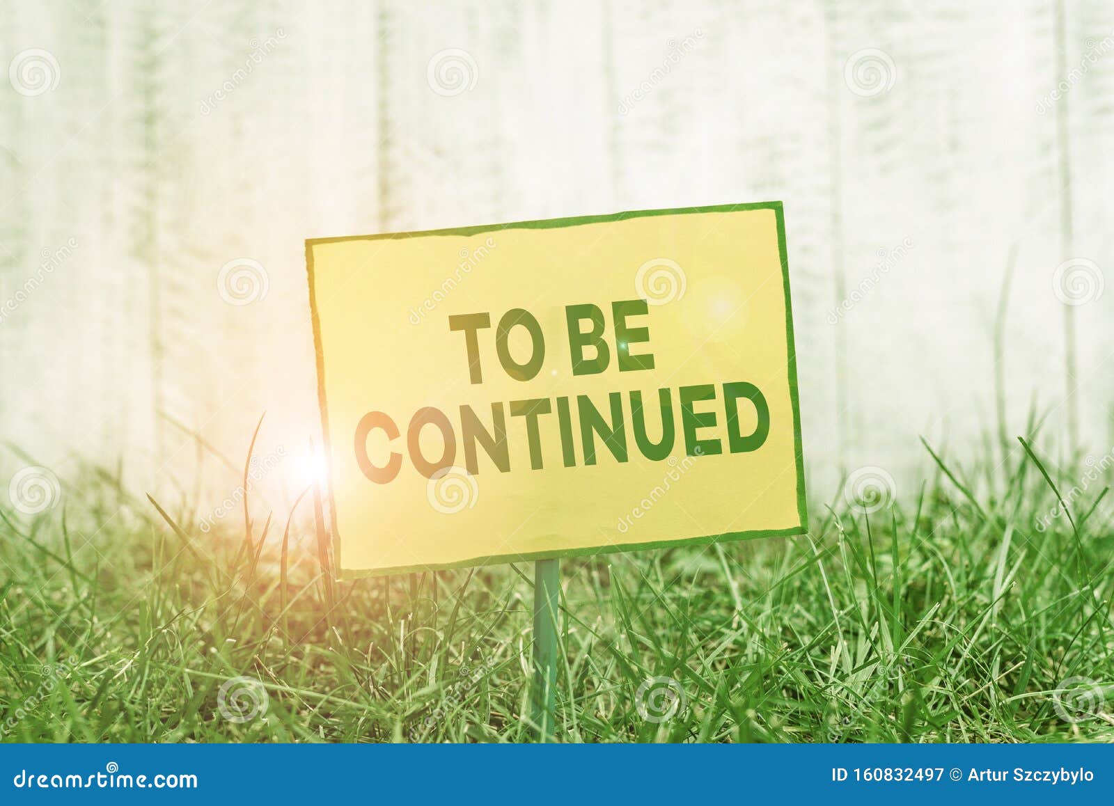 Handwriting text writing to be continued concept meaning indicate that
