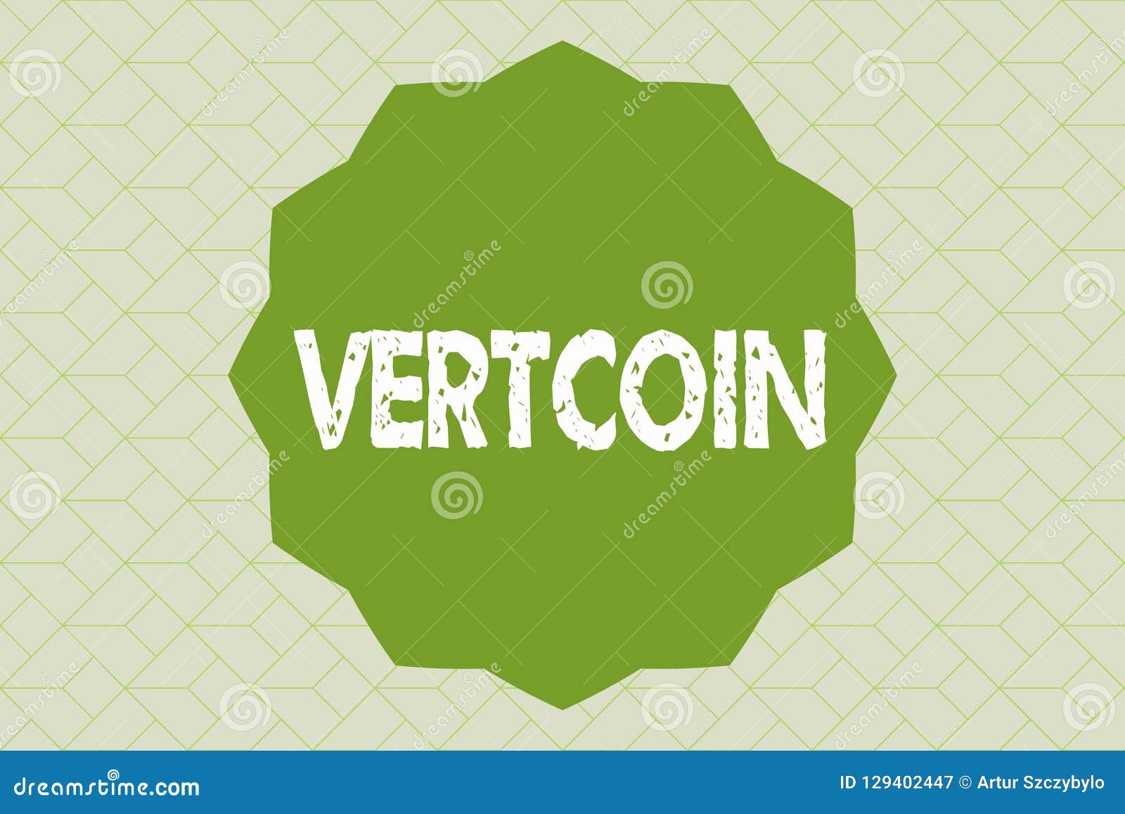 Handwriting Text Writing Vertcoin. Concept Meaning ...