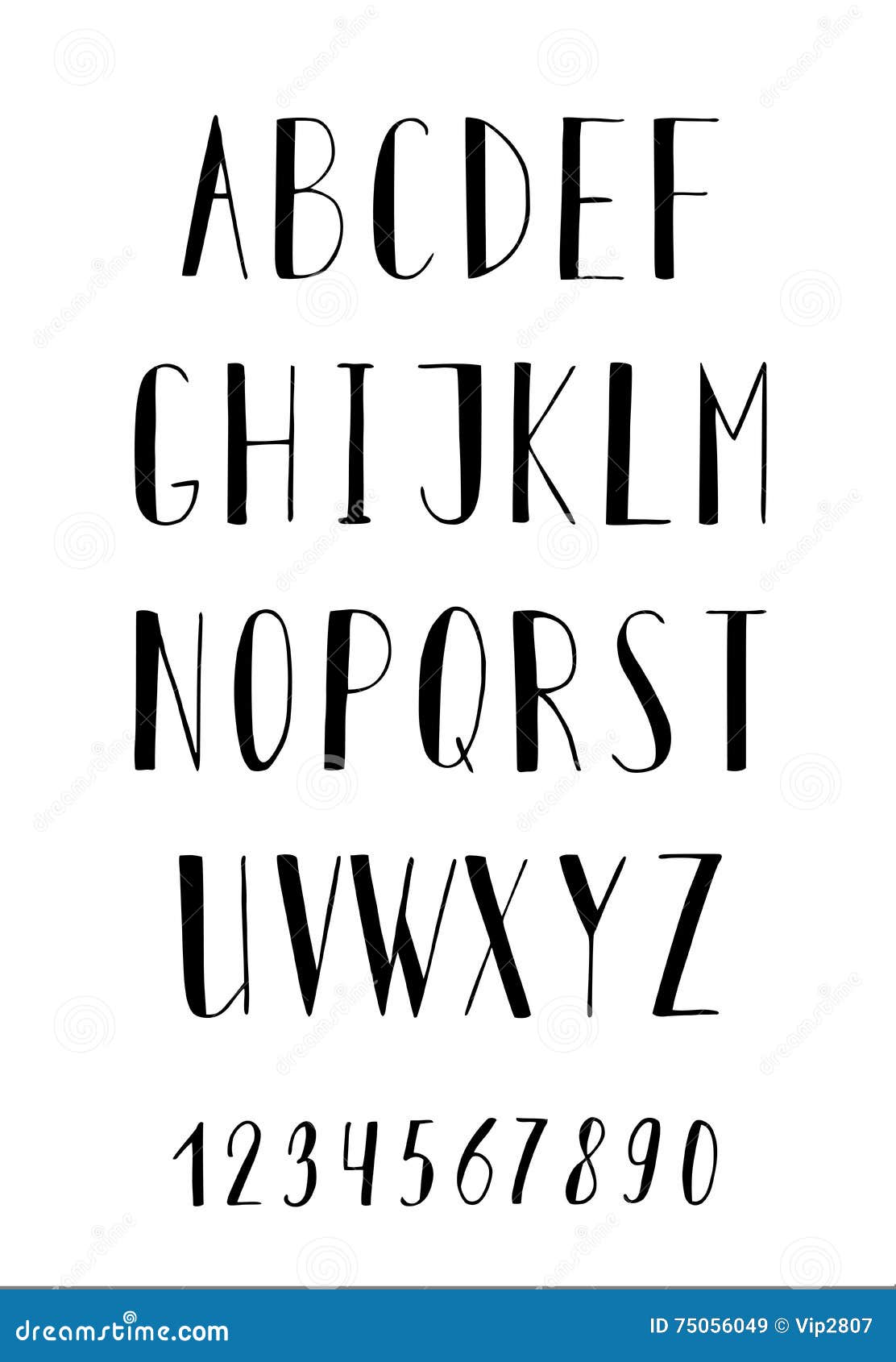 cute handwriting fonts alphabet