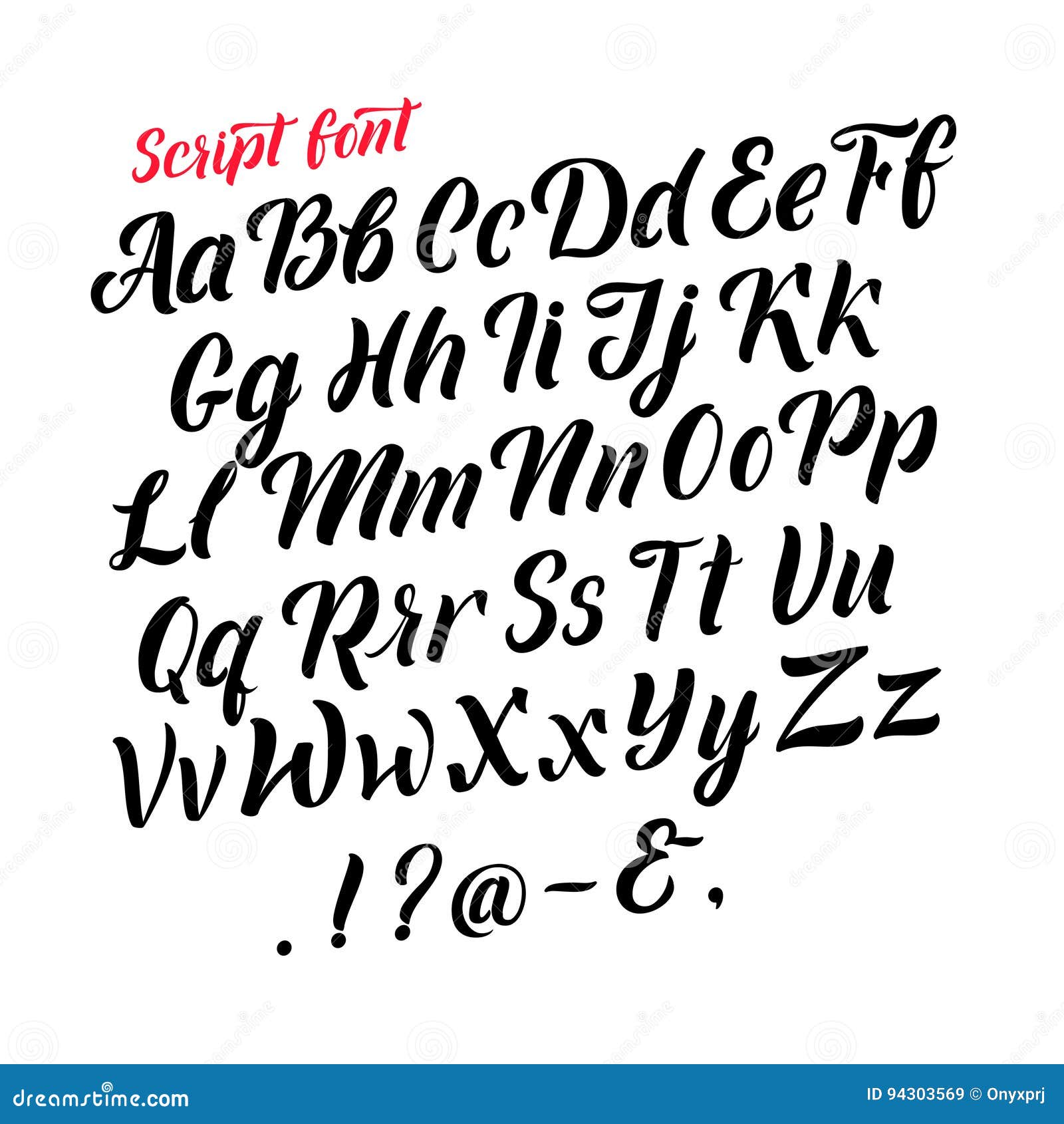 Cursive Fonts Stock Illustrations – 4,322 Cursive Fonts Stock  Illustrations, Vectors & Clipart - Dreamstime