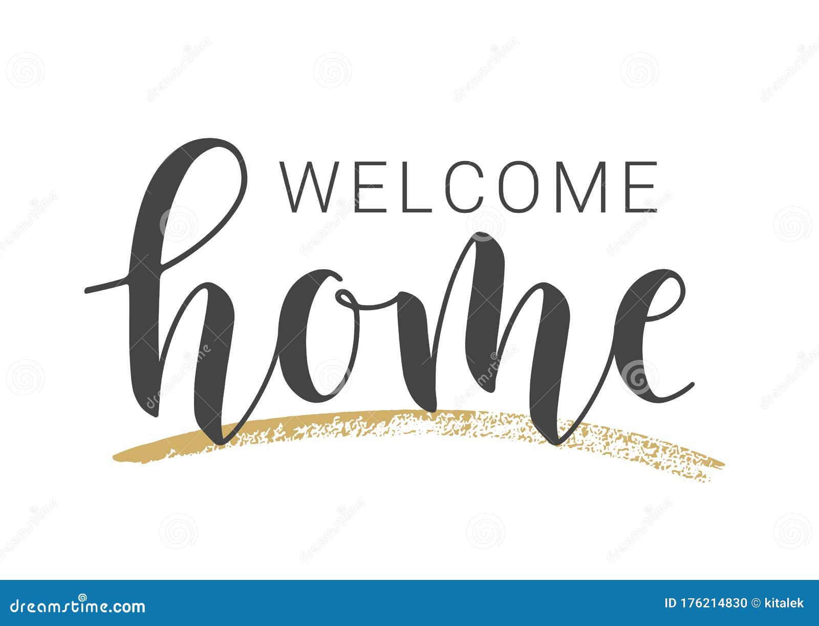 Bright Welcome Home Lettering 126472 Vector Art at Vecteezy