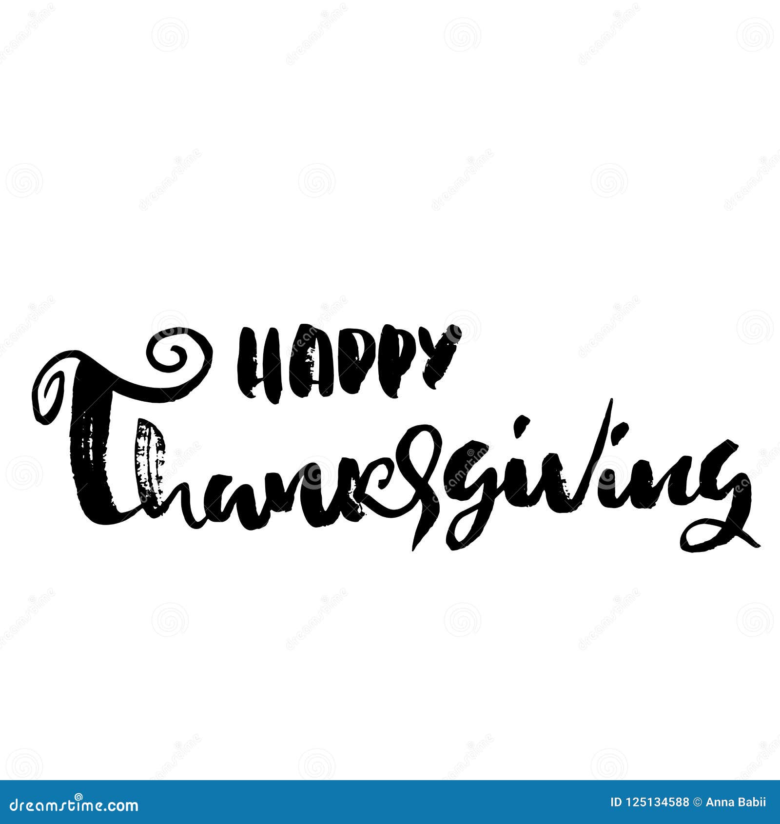 handwritten thanksgiving lettering happy thanksgiving card template