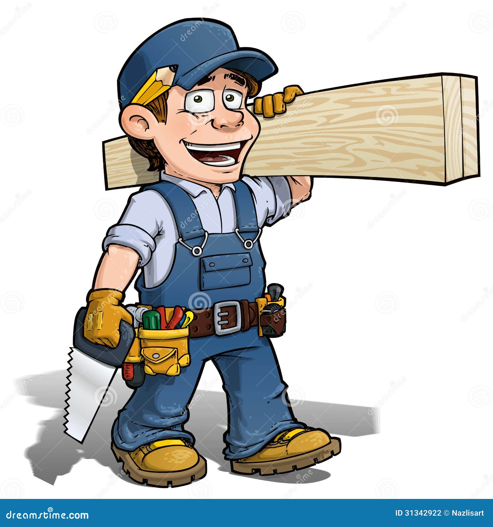 handyman - carpenter blue