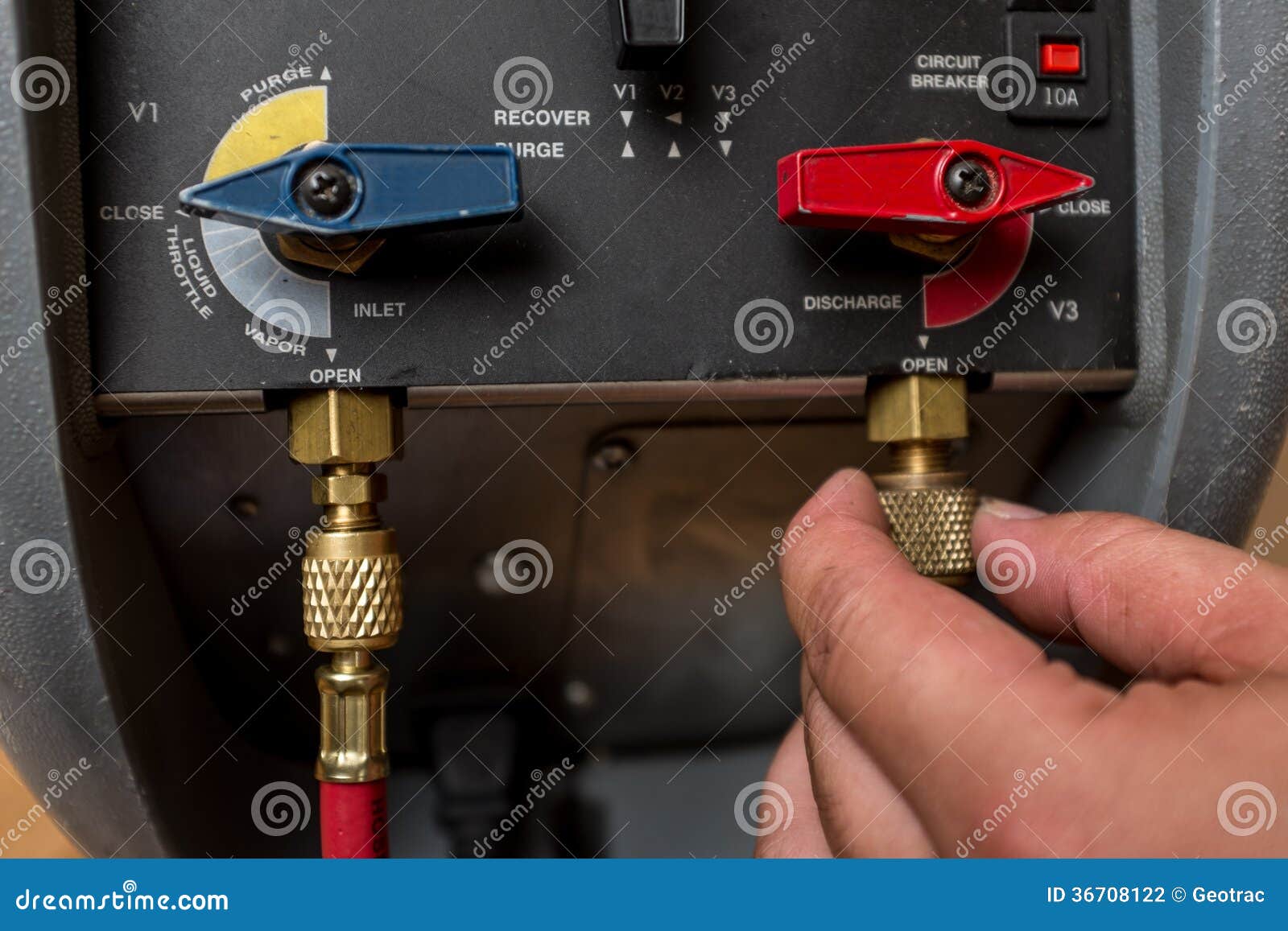 Handyman Repairman HVAC Tools Stock Photo Image of heating, aircon