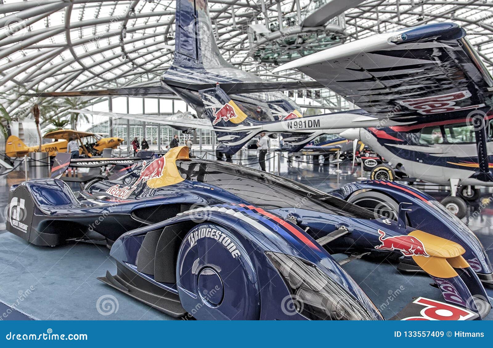 HANGAR-7, SALZBURG â€“ NOVEMBER 18, 2018: RedBull Racing Cars and Airplanes Exhibition in Salzburg, Austria Editorial Stock Image - of formula1, austria: