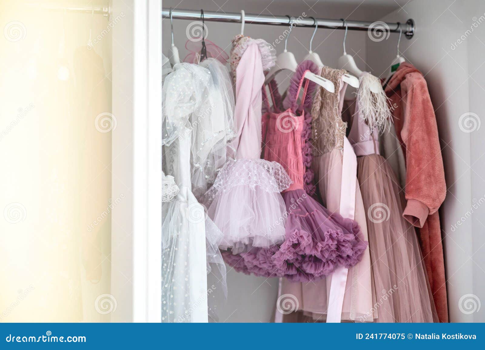 Hanged Female Kids Festive Elegant Dress for Holiday Celebrating ...