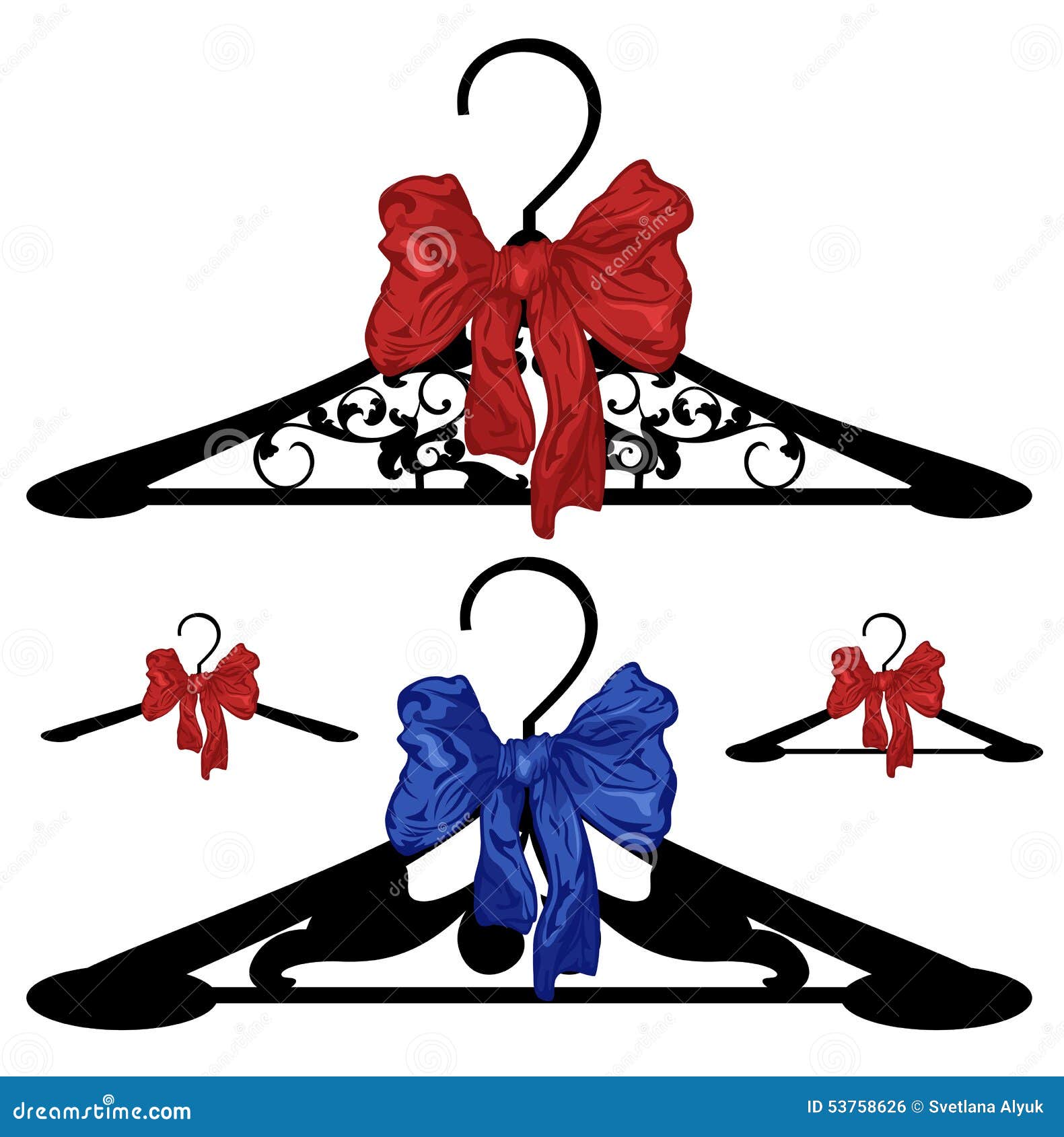 Clothes Hanger Clip Art Bow Cliparts