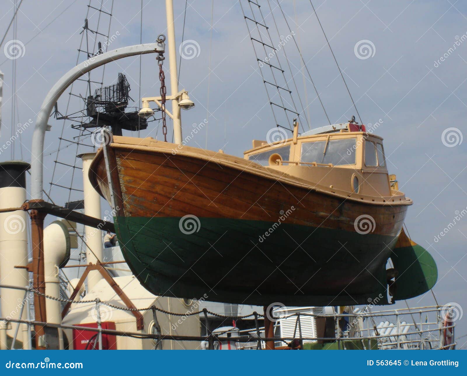 Hanging boat stock image. Image of boat, wooden, ship, blue 563645
