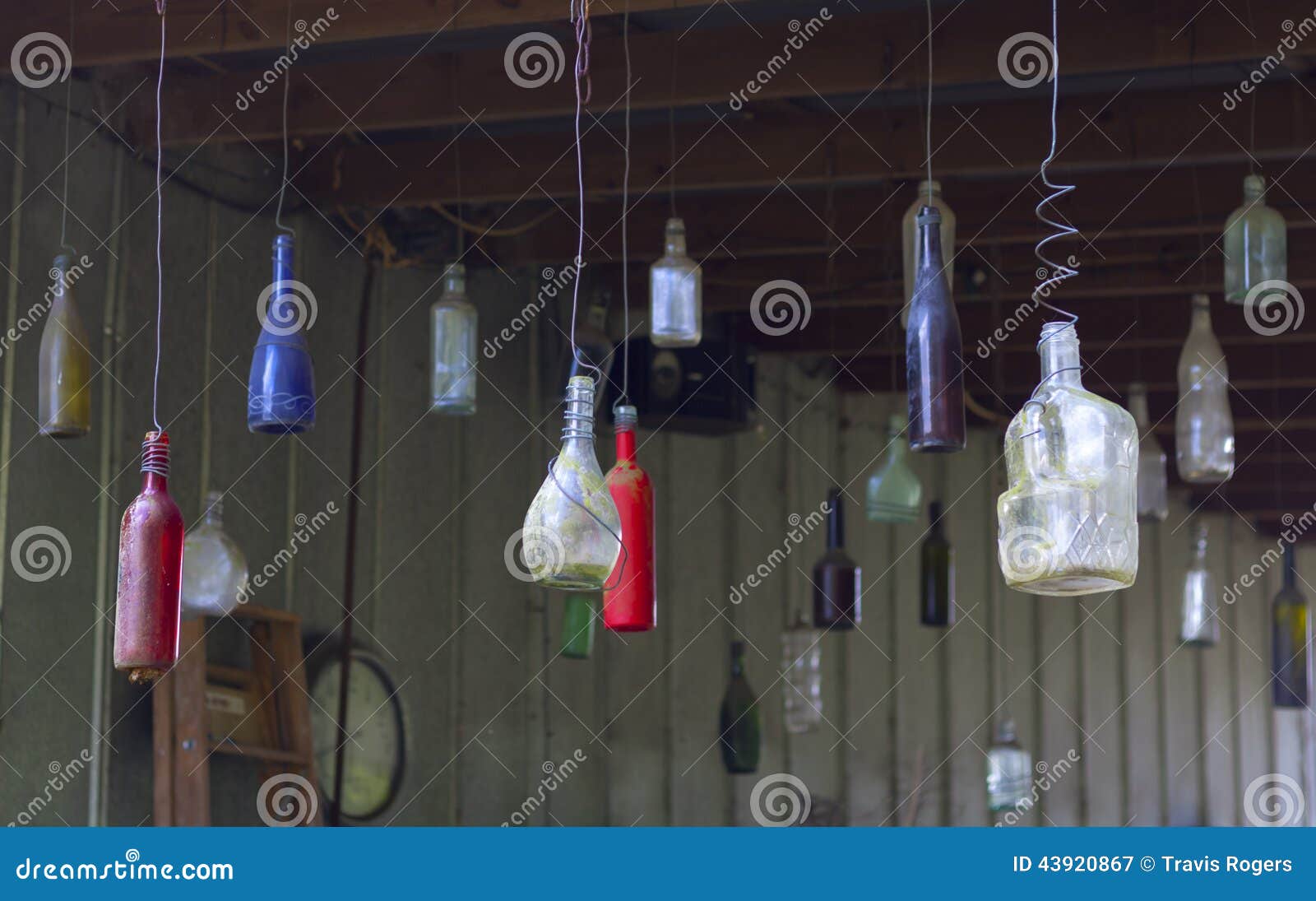 Hanging bottle art stock image. Image of straight, bottle 43920867