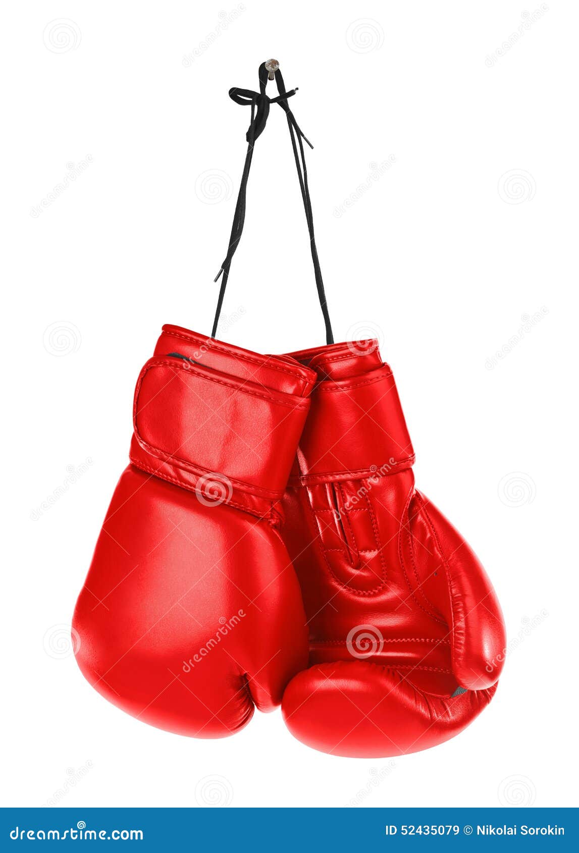 hanging boxing gloves