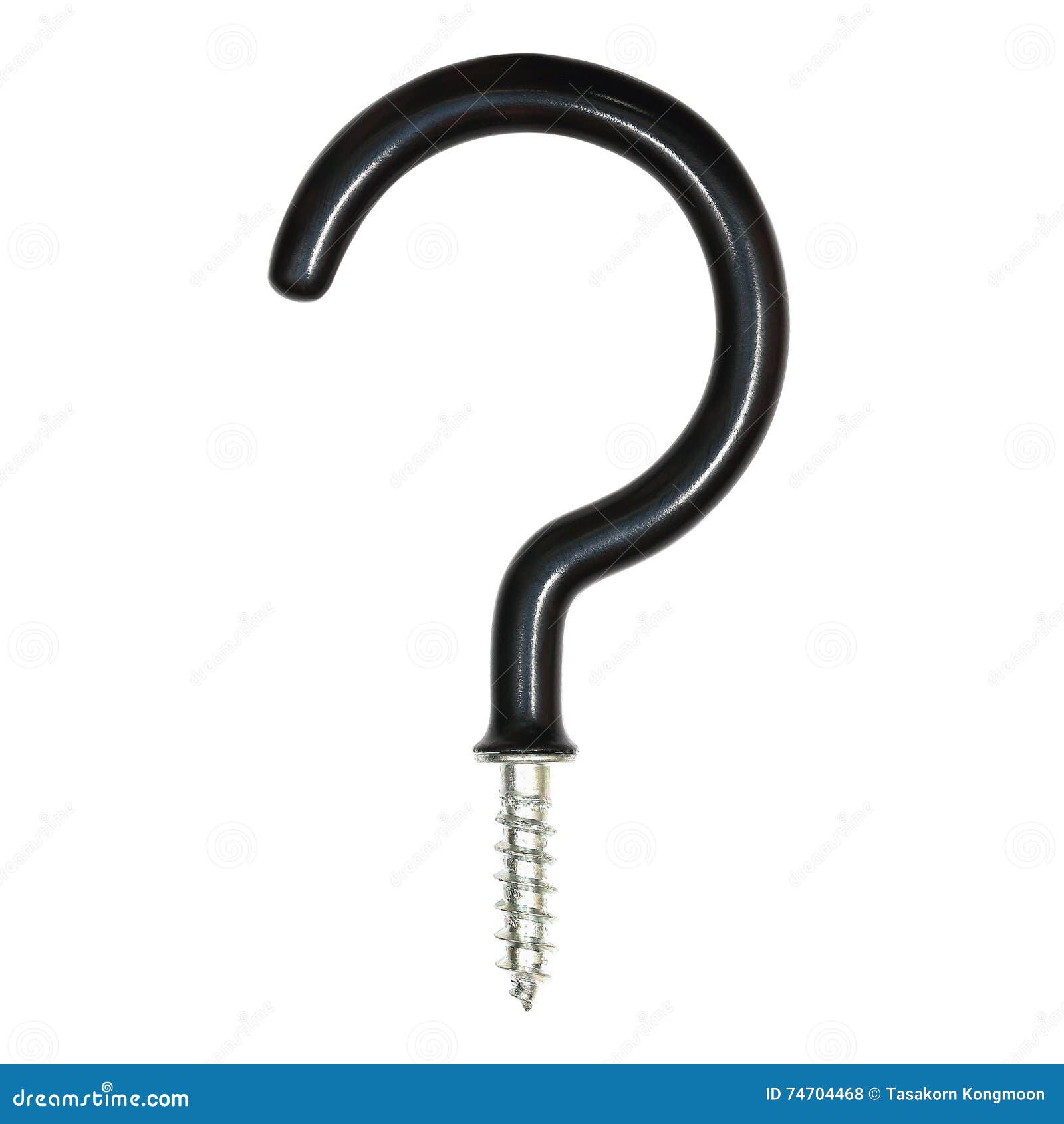 Hanging Hook with Isolated on White Stock Photo Image of backdrop