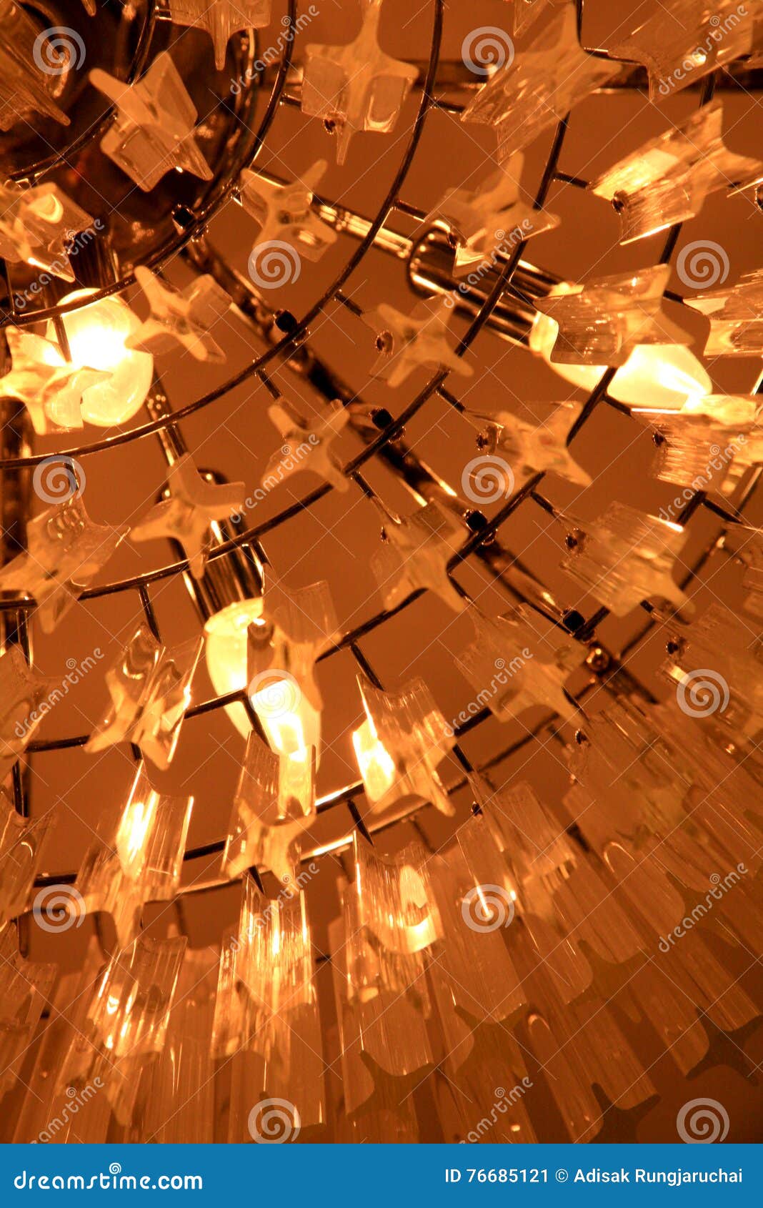 Hanging lamps on ceiling stock image. Image of background - 76685121