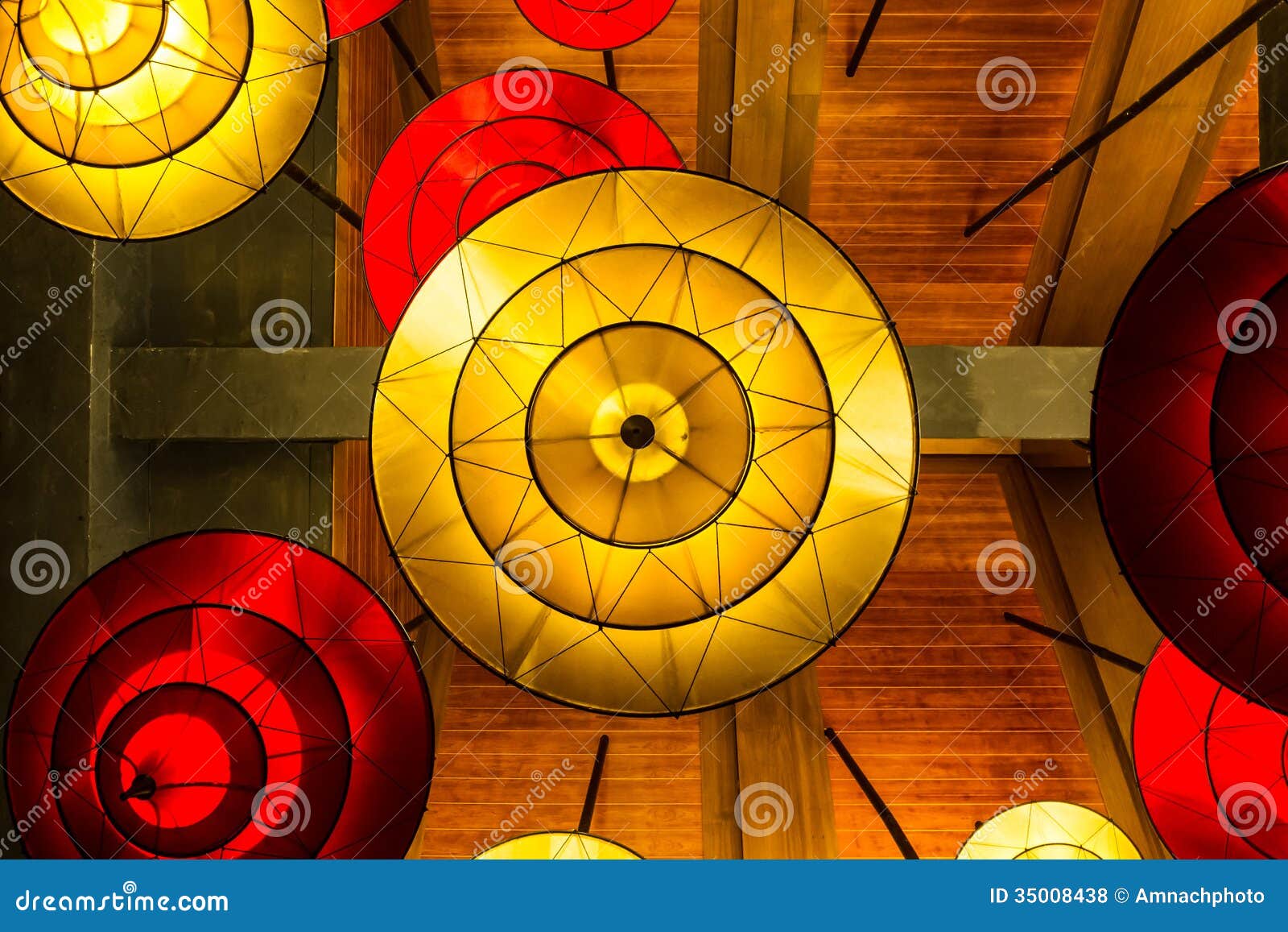 Hanging lamps. stock photo. Image of ceiling, hanging 35008438