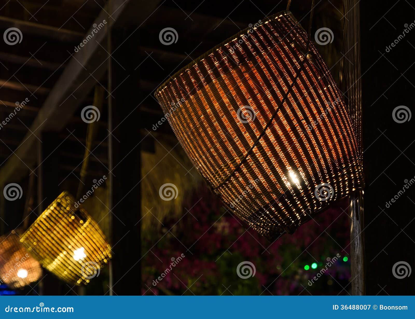 Hanging lamps stock image. Image of design, basket, home 36488007