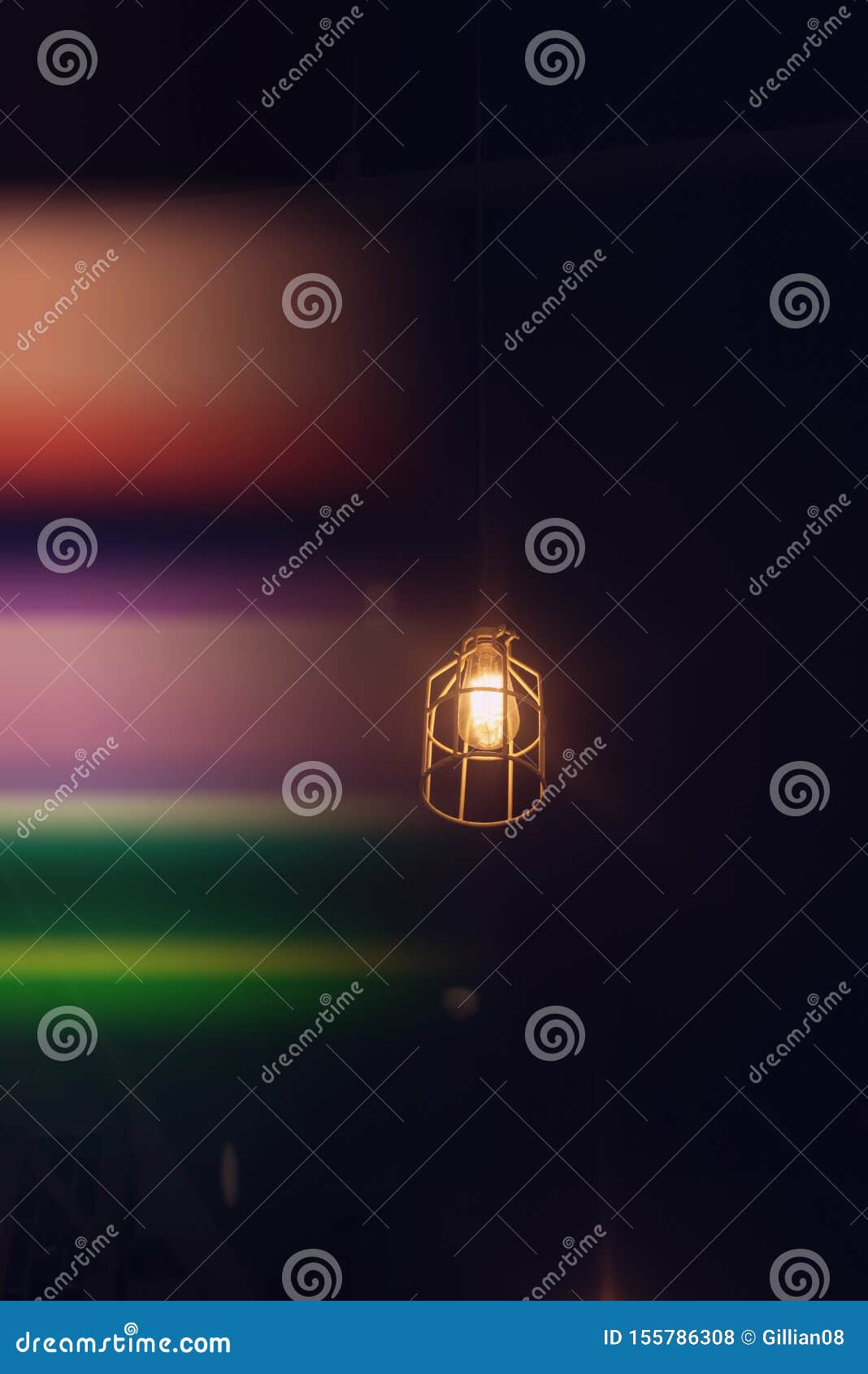 Light bulb with light leak stock photo. Image of effect 155786308