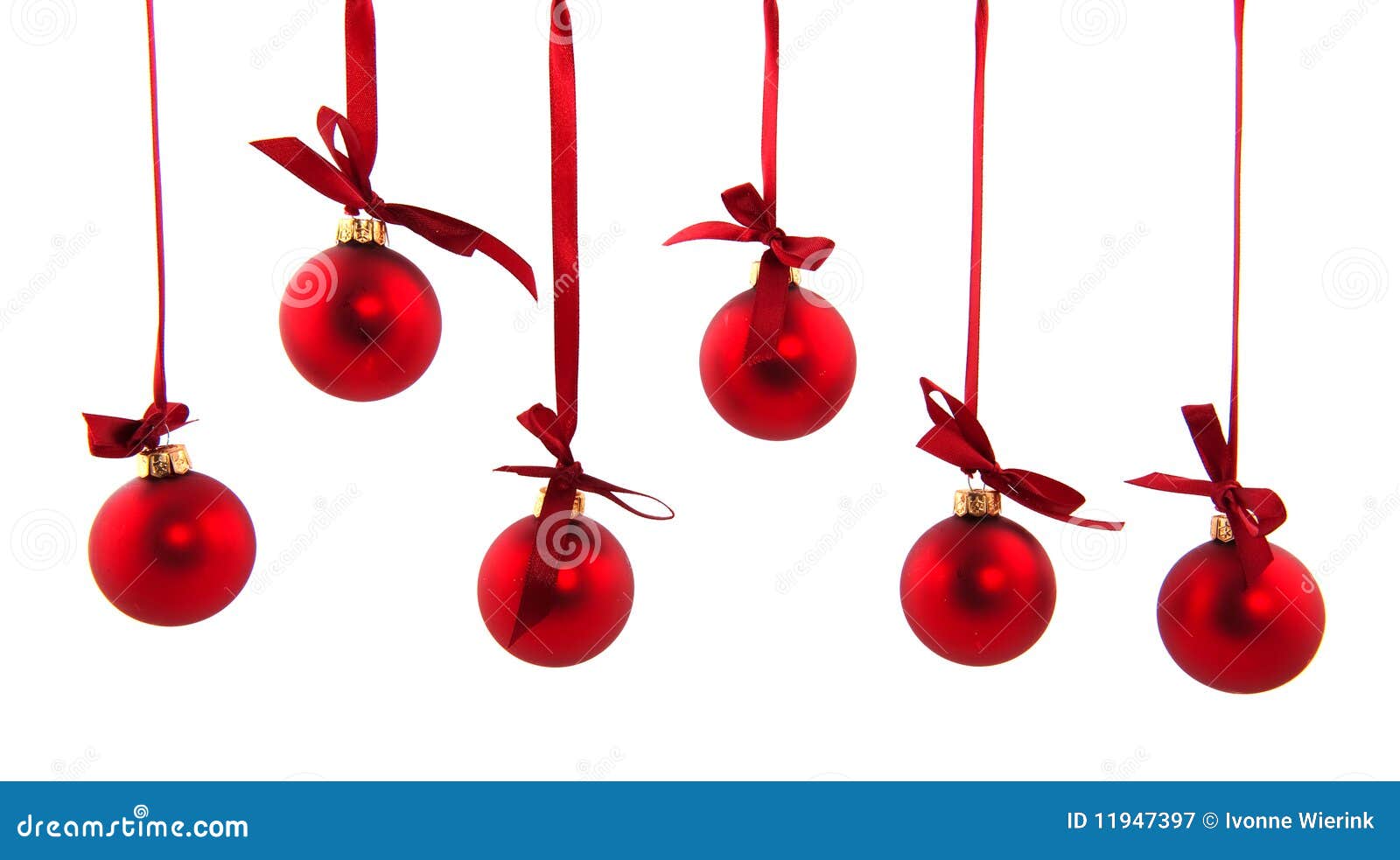 Hanging red balls stock image. Image of ornaments, balls 11947397