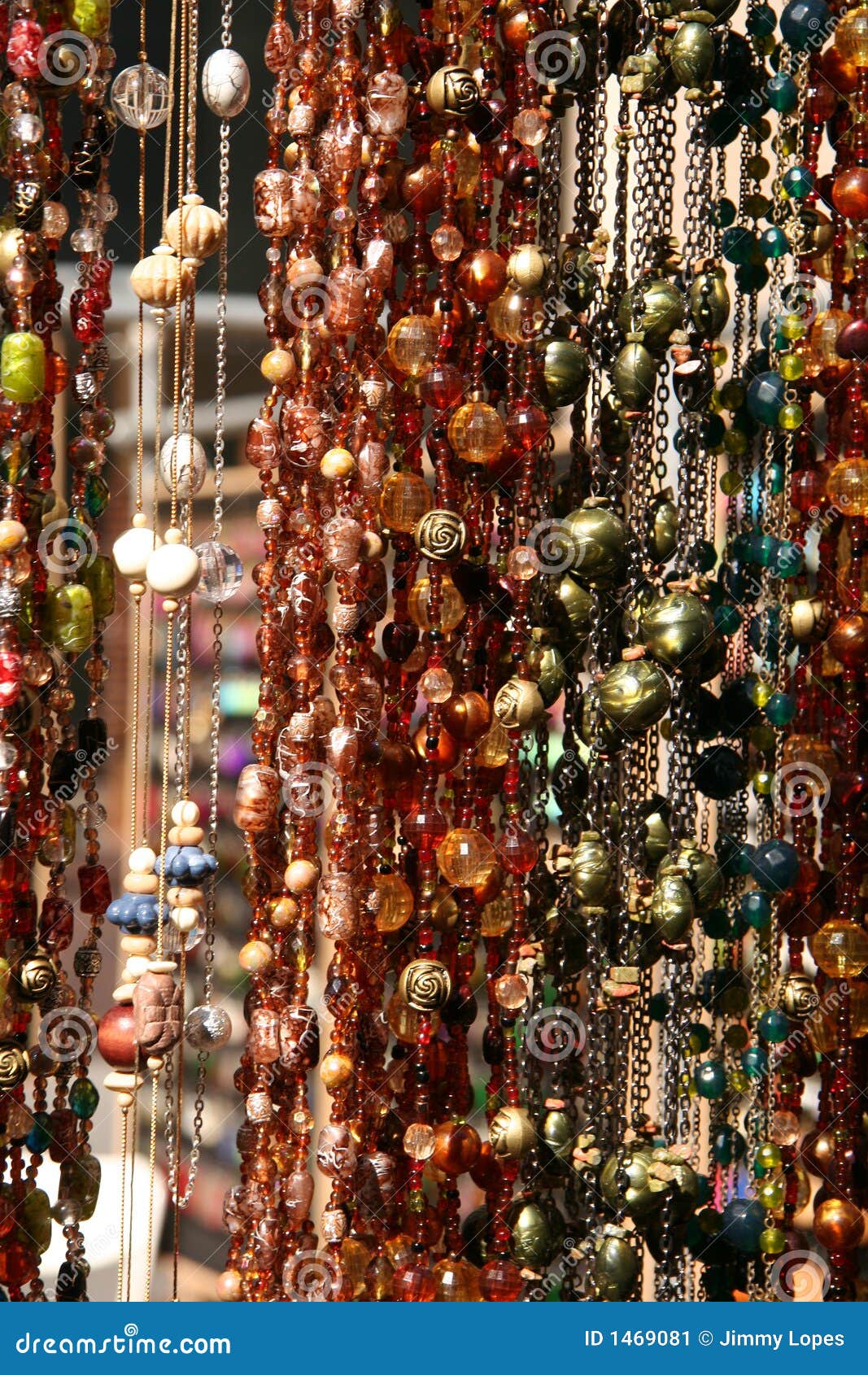 hanging textured necklaces