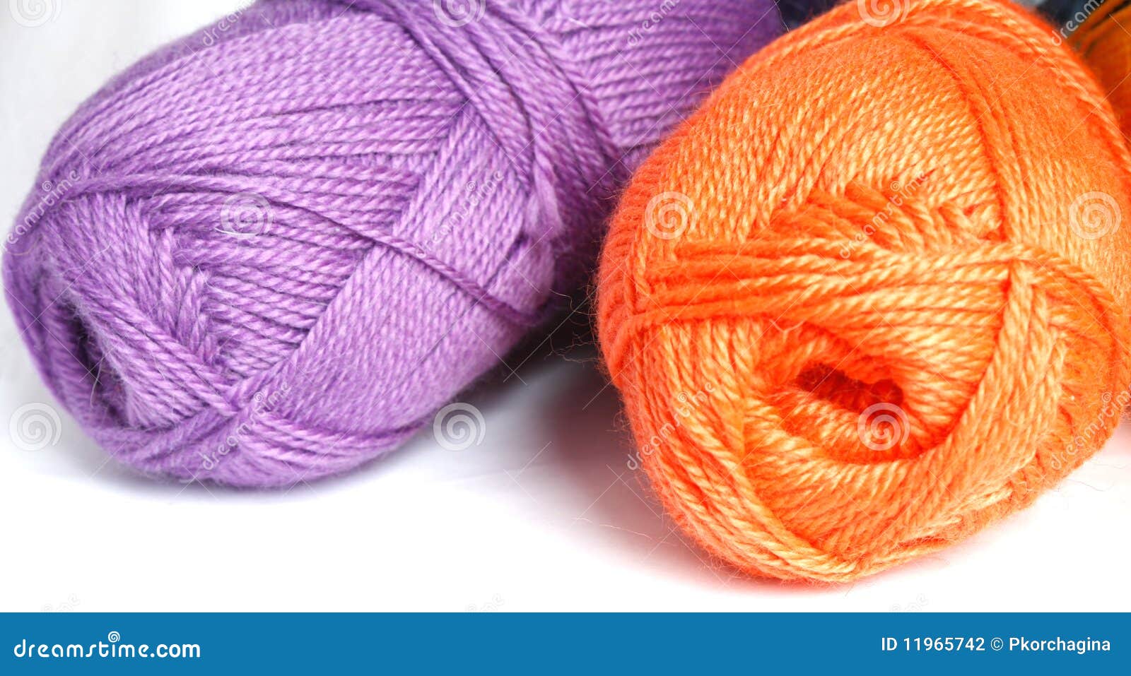 Hanks of Different Colored Yarn F Stock Photo Image of scarf, purple