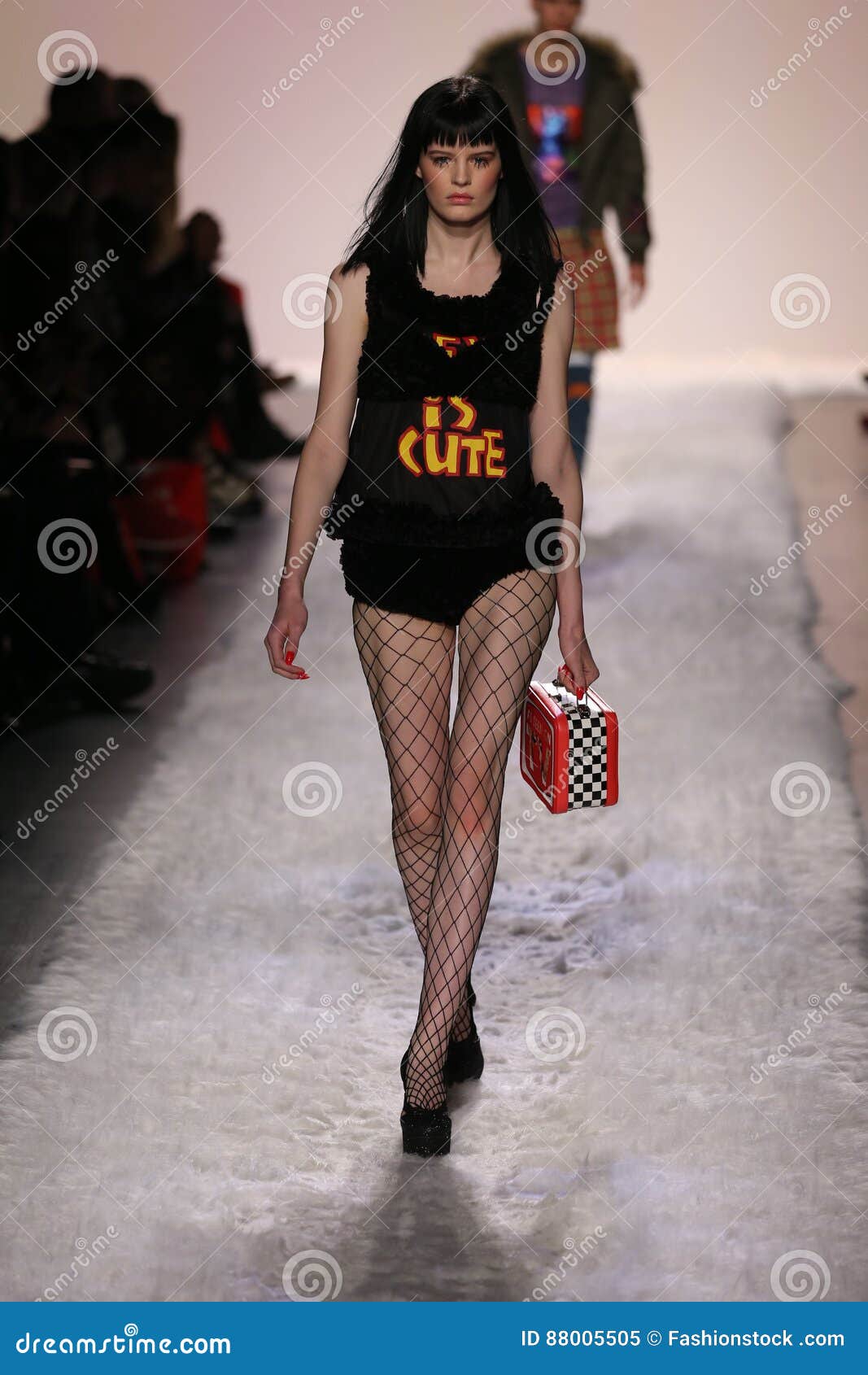 Hannah Elyse Walks the Runway at the Jeremy Scott Show Editorial Image ...