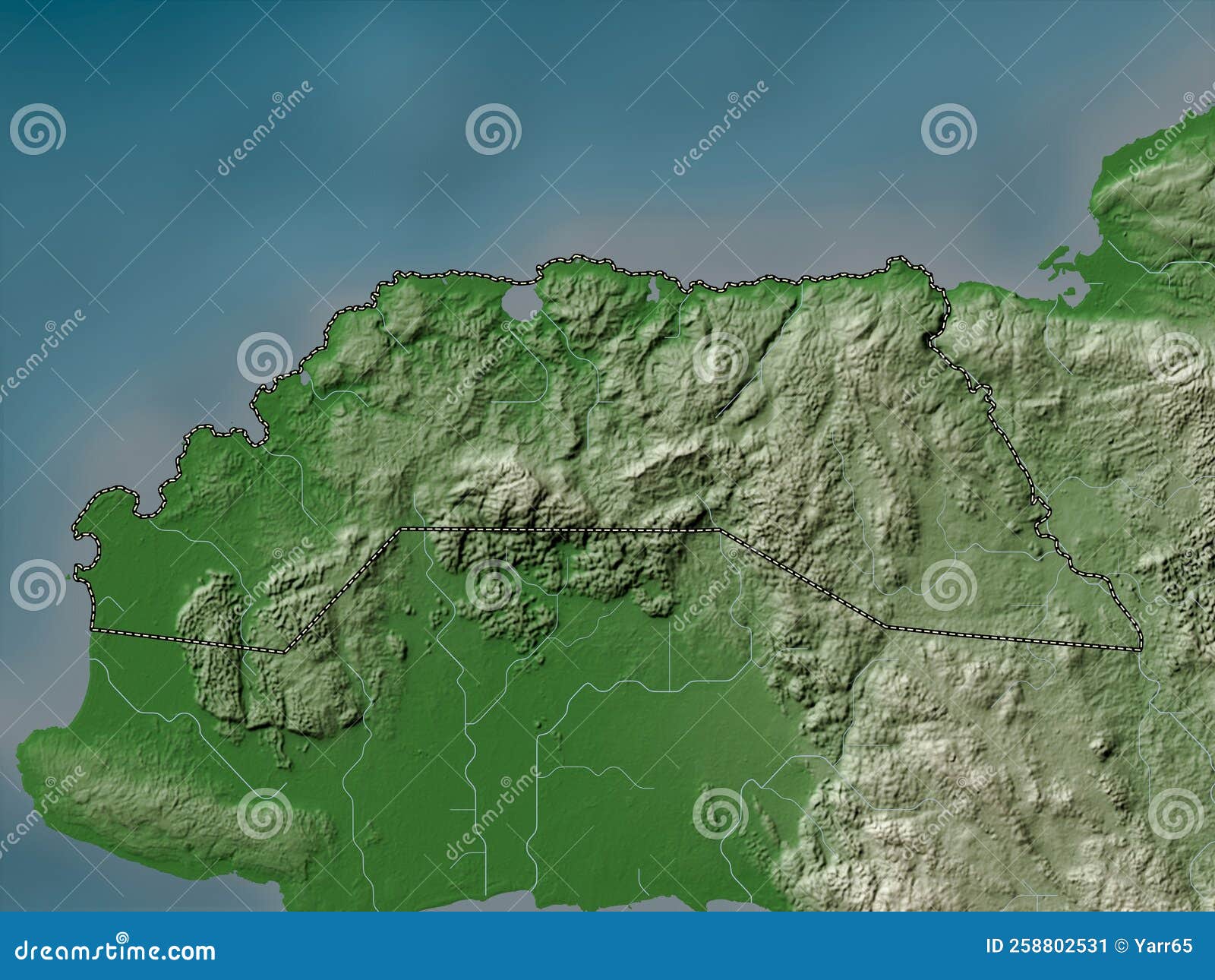 Hanover, Jamaica. Wiki. No Legend Stock Image Image of border