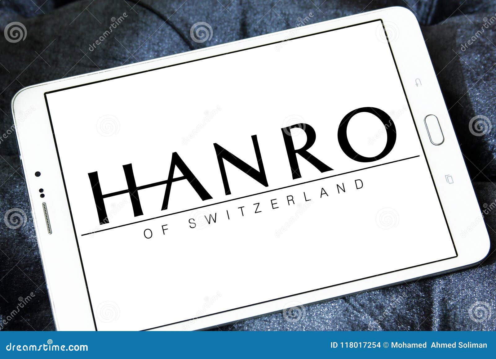Hanro clothing brand logo editorial stock image. Image of fashion