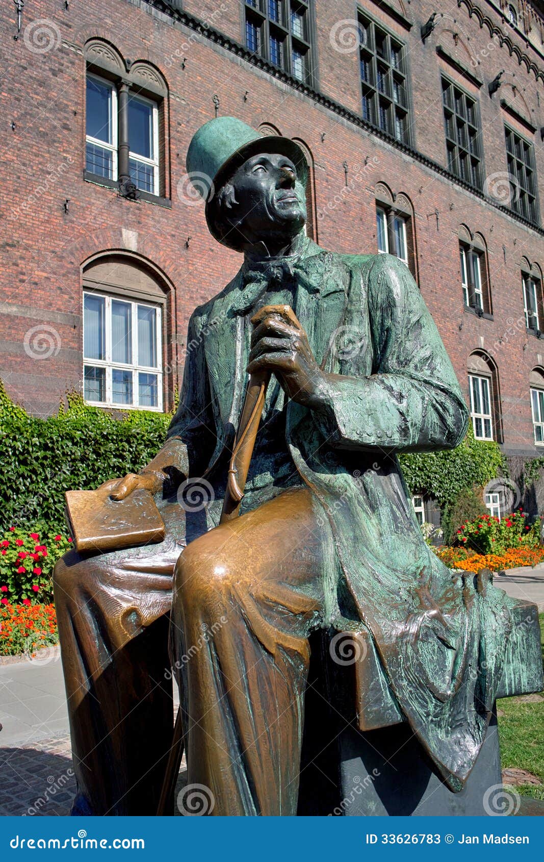 Hans Christian Andersen stock image. Image of famous - 33626783