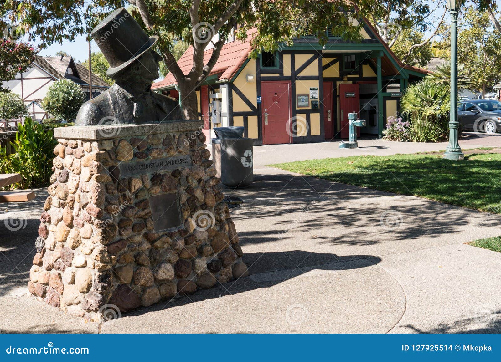 Square With Hans Pauli Olsen`s Ringrider Statue At Sonderborg Castle ...