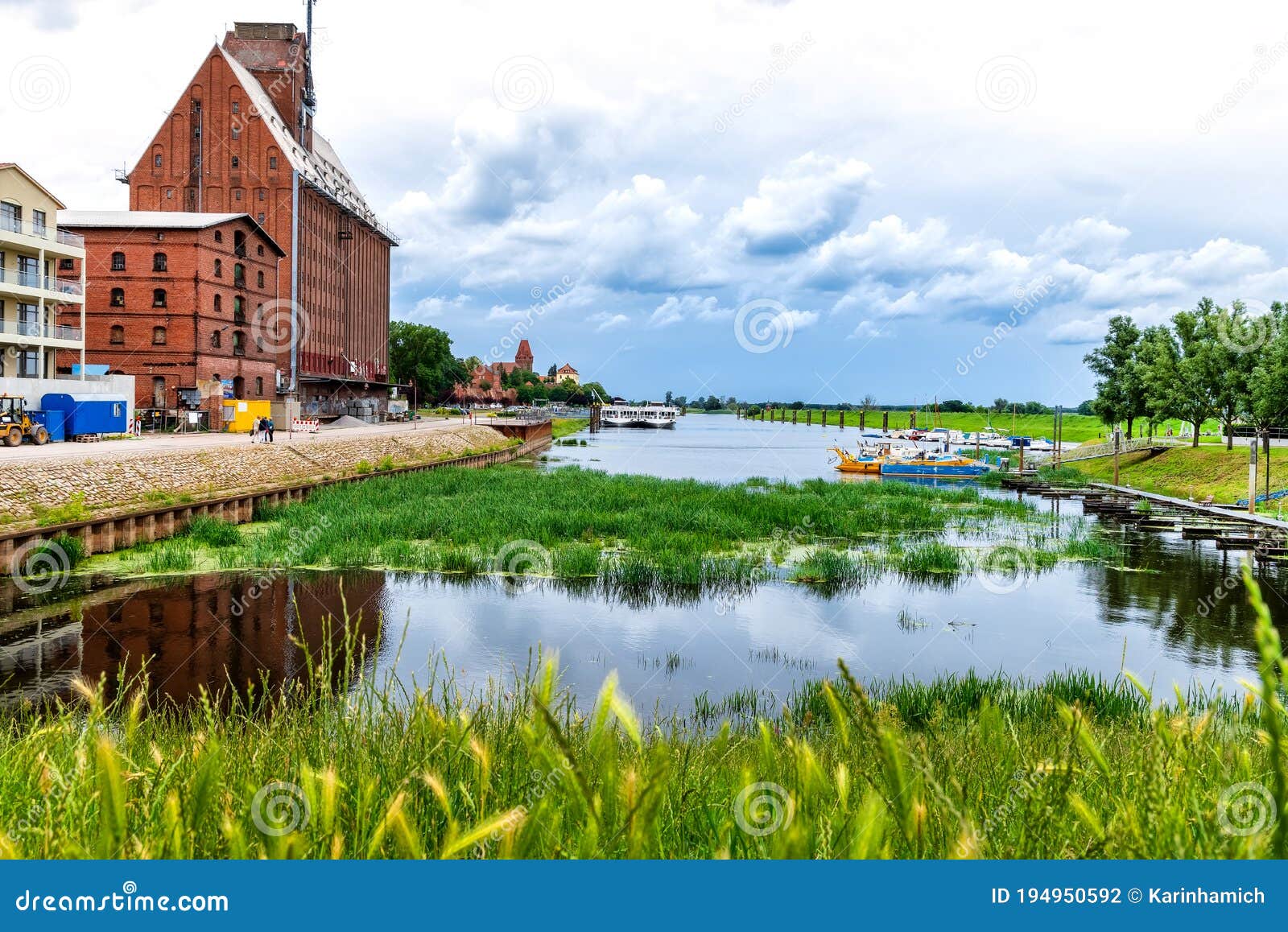 the hanseatic city of tangermÃÂ¼nde on the elbe in saxony-anhalt